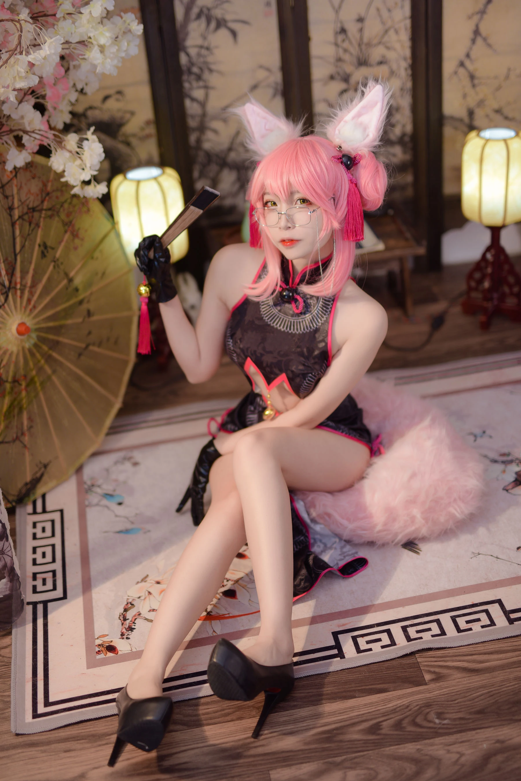 人气Coser二佐Nisa Fate旗袍狐 [28P]插图4