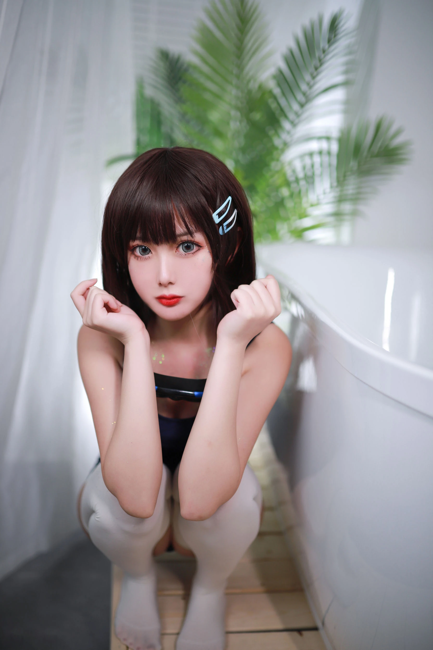 动漫博主您的蛋蛋 – 夏日泳装 浴缸插图1