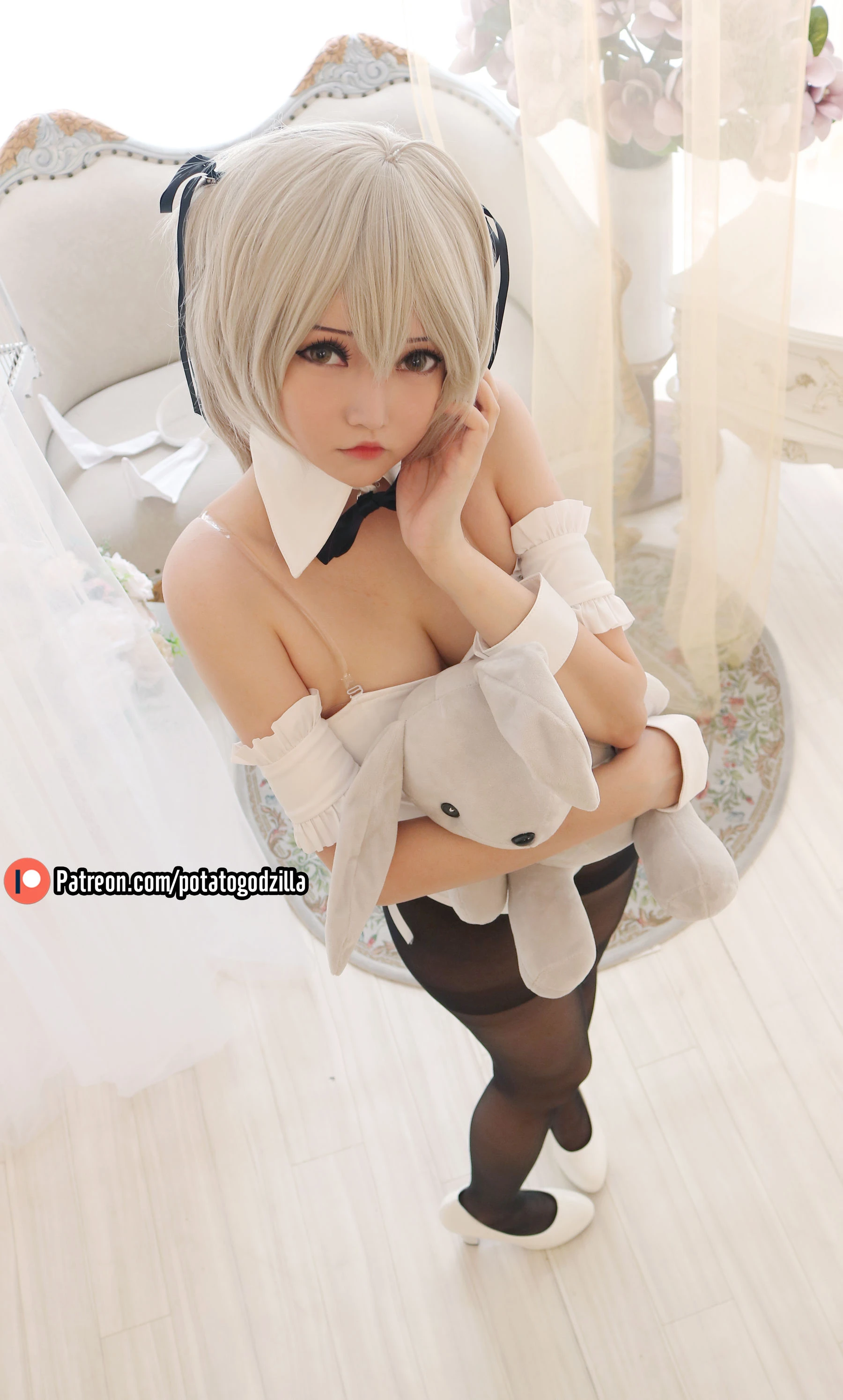 Coser小姐姐Potato Godzilla – Sora Kasugano Bunny Suit [31P]插图4