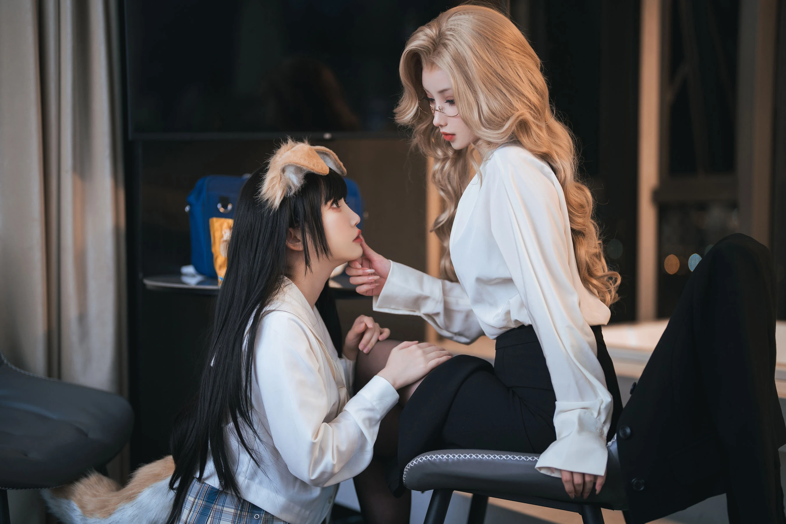 rioko凉凉子&面饼仙儿 – 女上司双人版 [40P]插图3