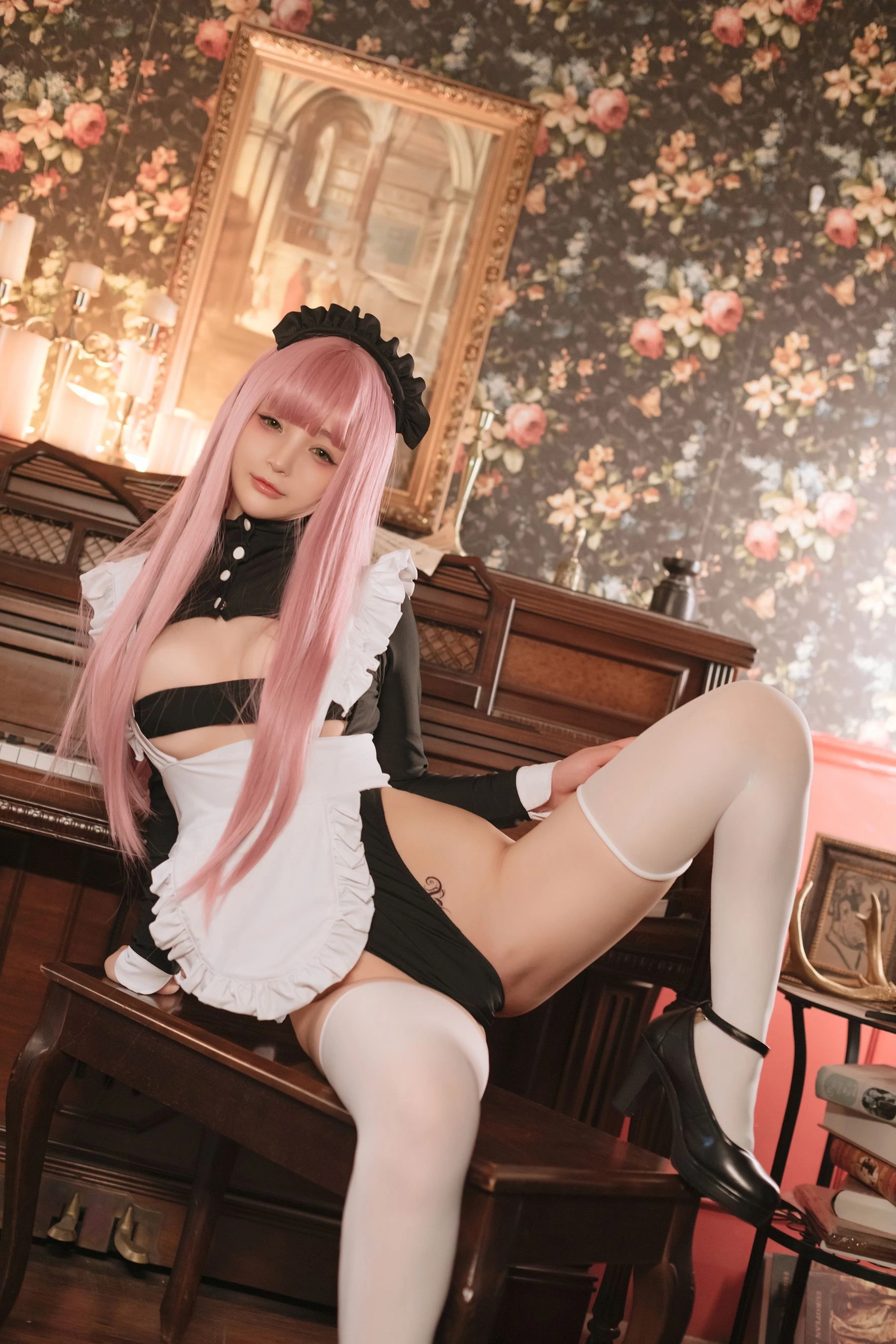 桜井宁宁 – 复古女仆 [45P]插图6