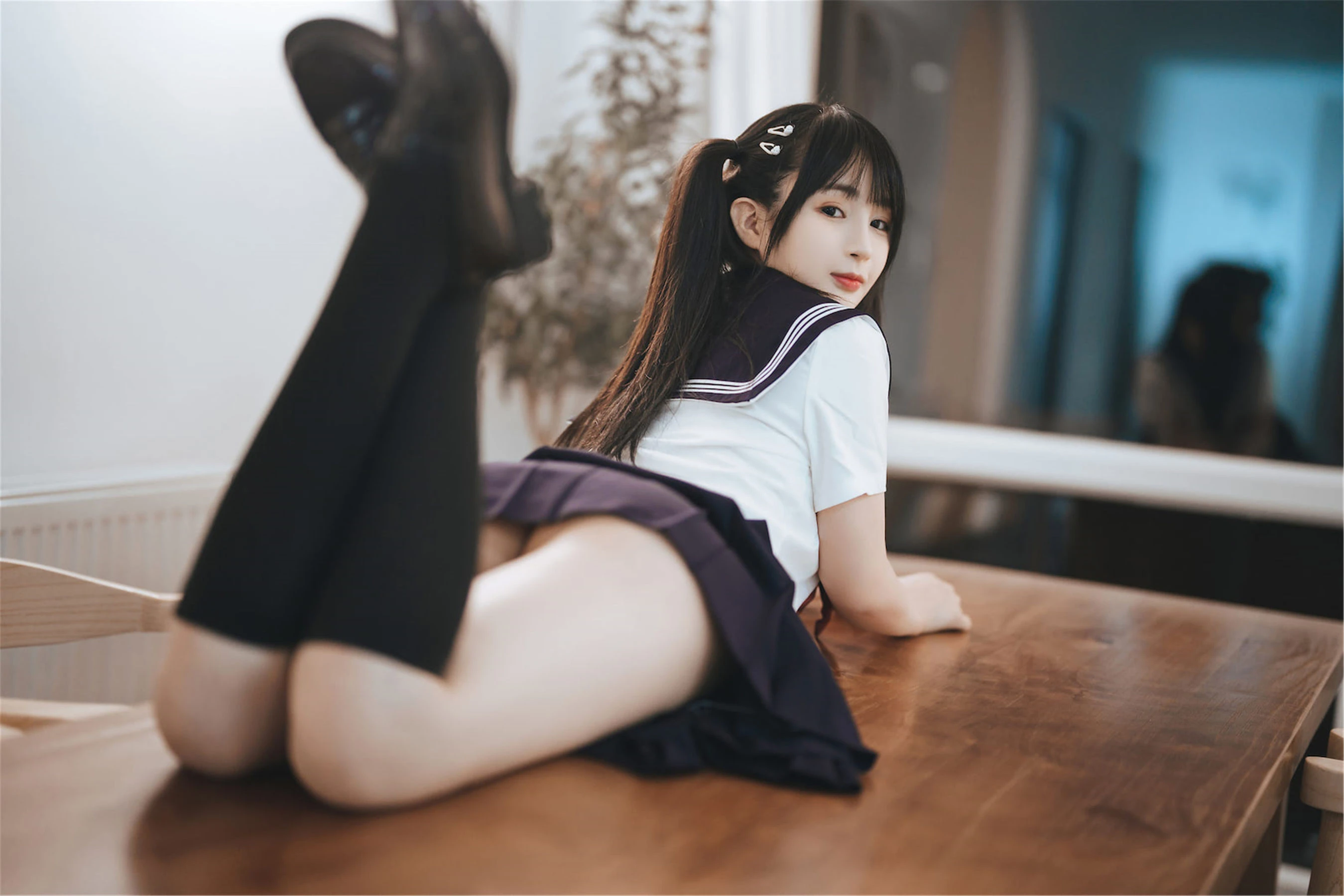 桜井宁宁 – 双马尾JK [65P]插图2