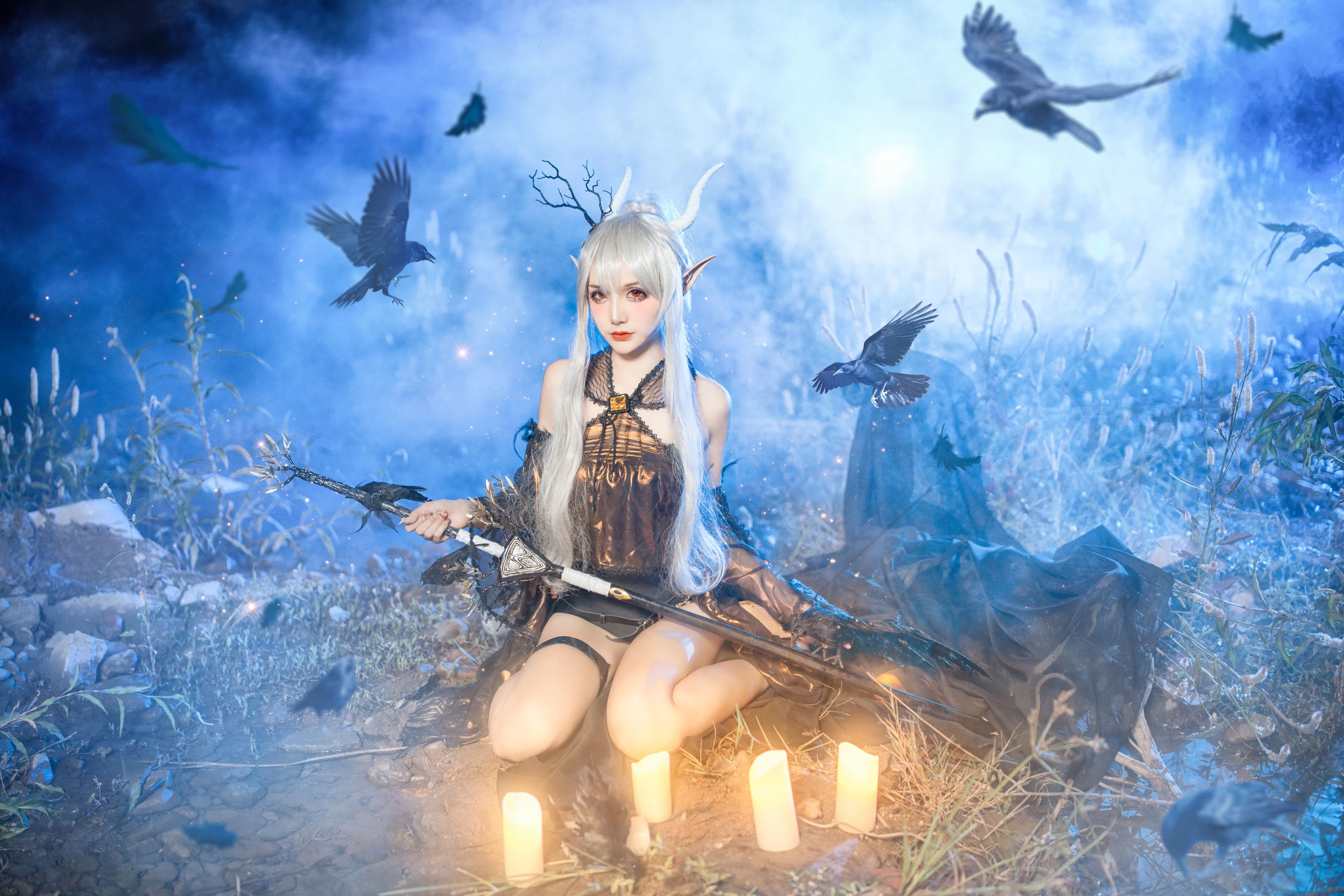 COS妹子仙九Airi – 闪灵静谧午夜插图8