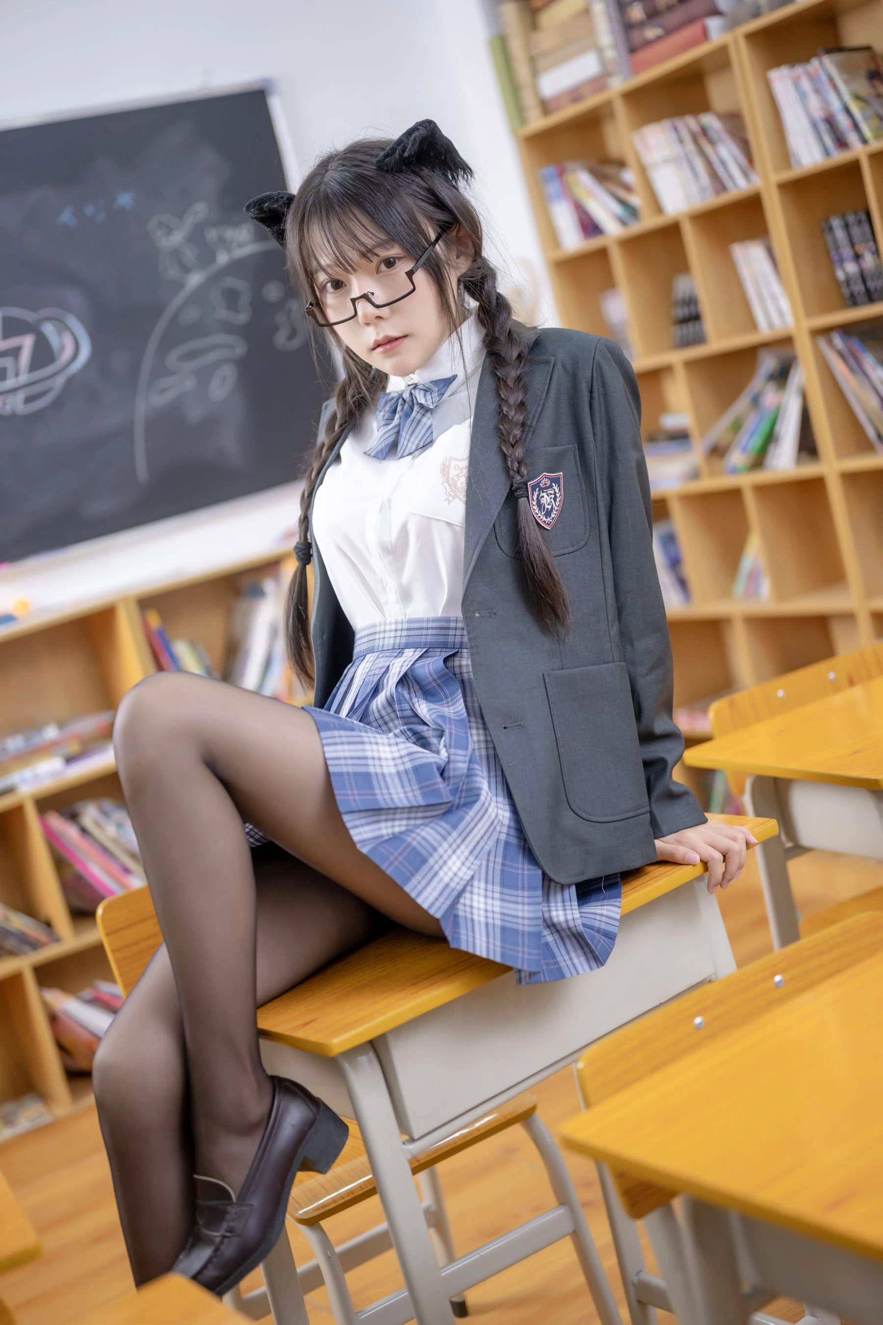 香草喵露露 – 小露乱撞 JK制服插图5