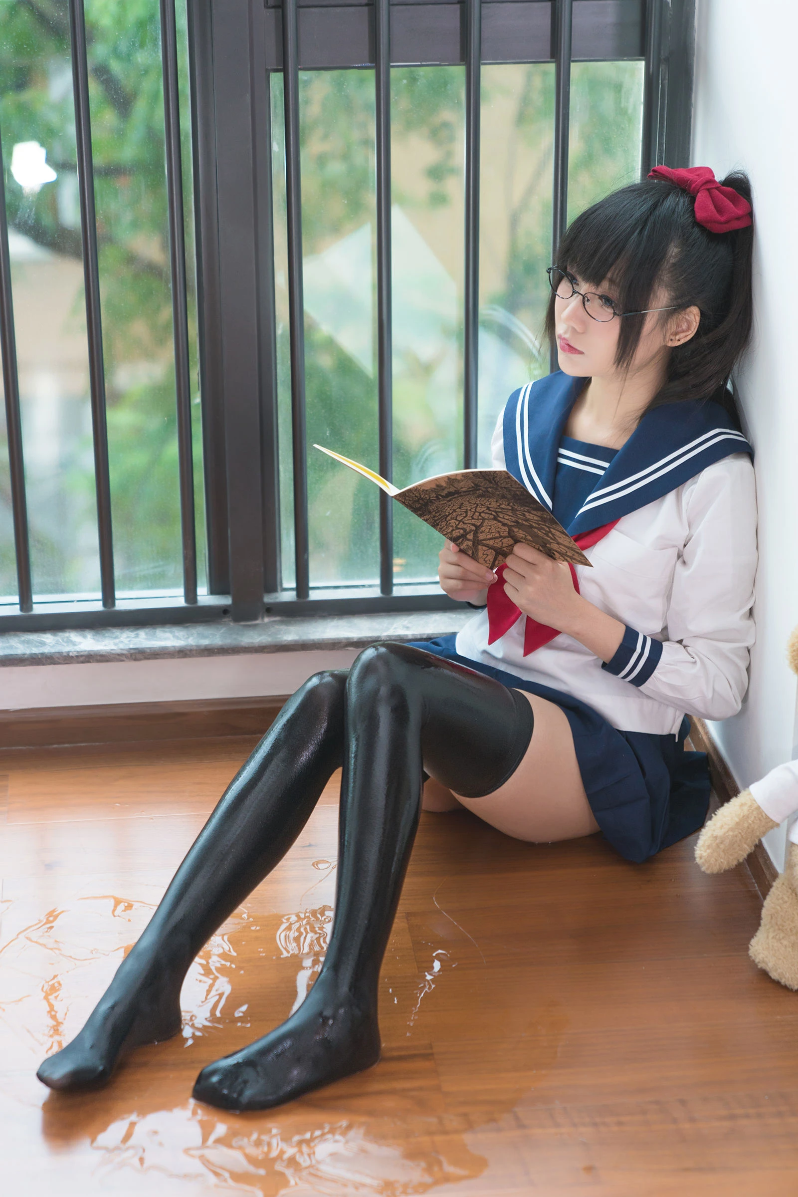 銘銘Kizami 湿湿的JK [42P]插图3