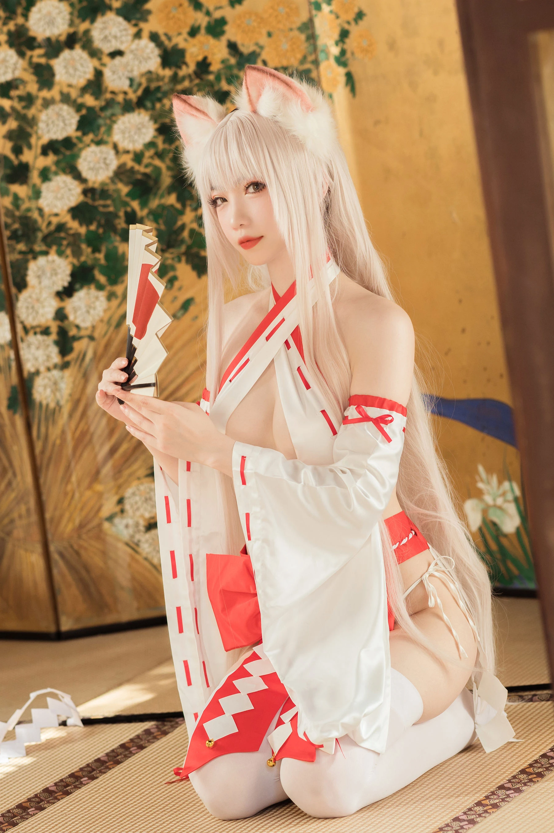 大胸萌妹妖少you1 – 稻荷巫女插图5