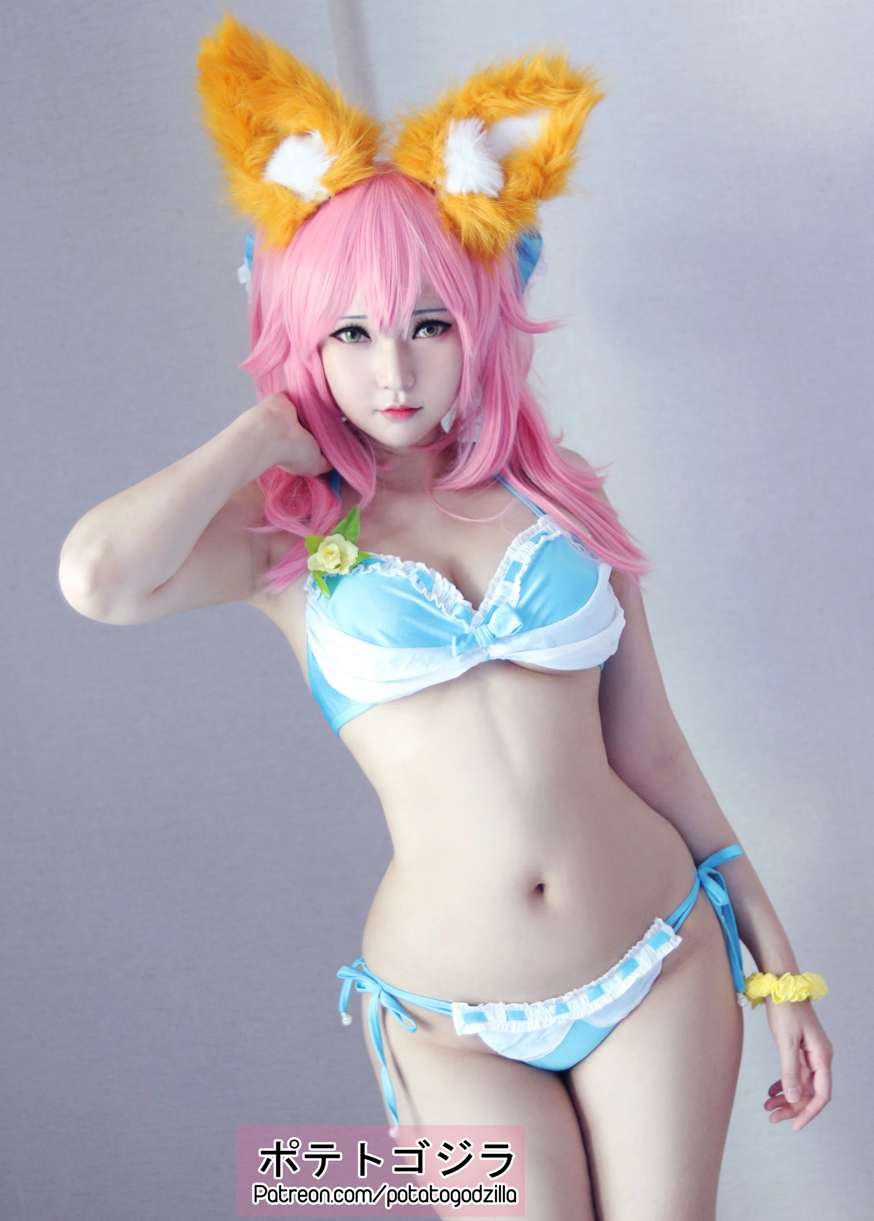 Coser小姐姐Potato Godzilla – Tamamo Bikini高清在线免费欣赏–微密图社-微密图社
