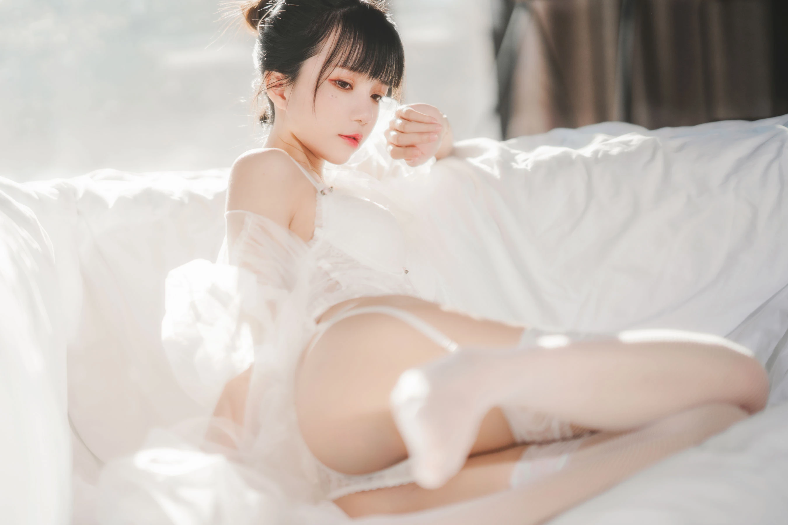 桜桃喵 – 白纱糖02插图3