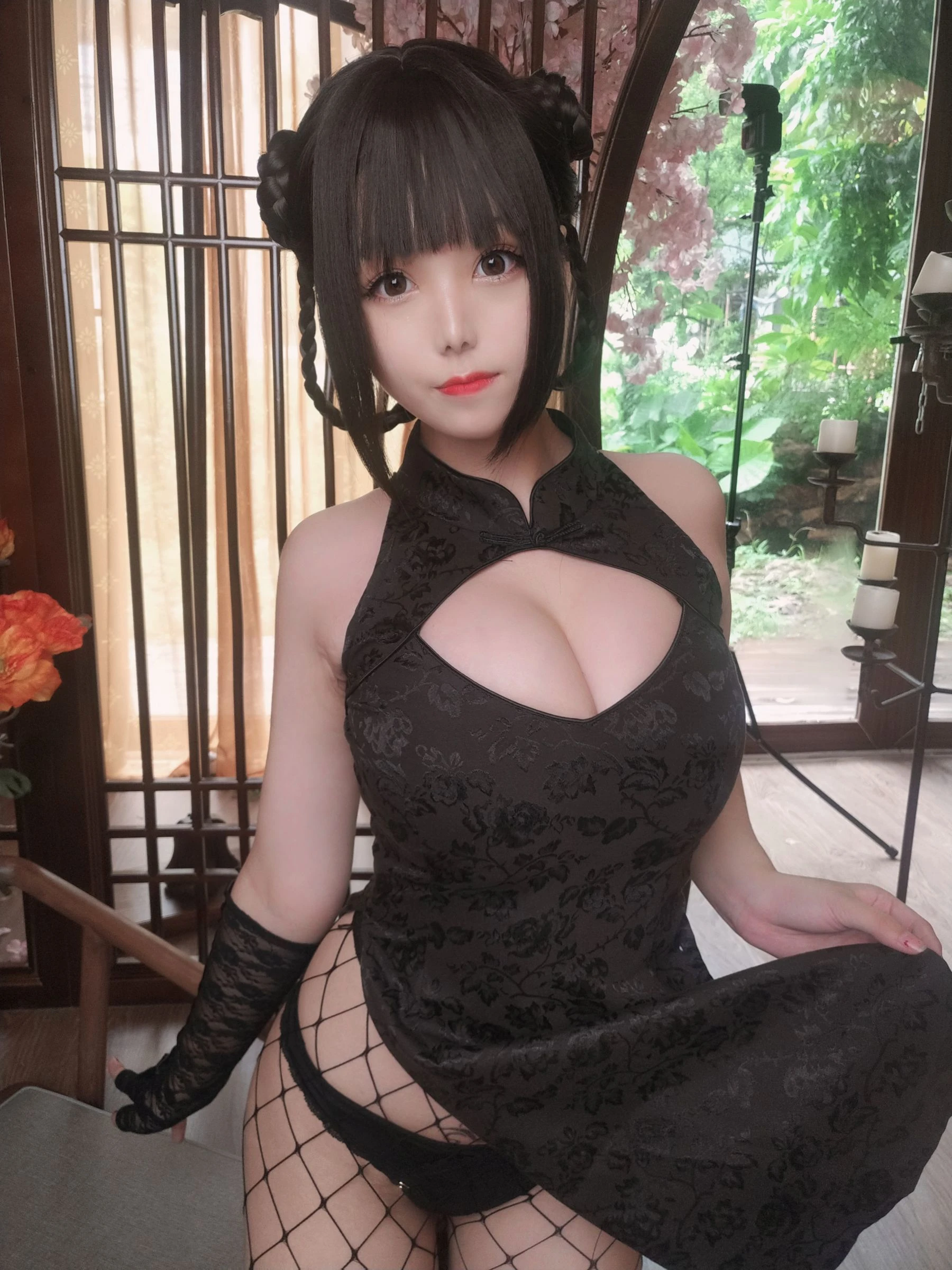 萌系小姐姐蜜汁猫裘 – 皮衣舞娘插图1