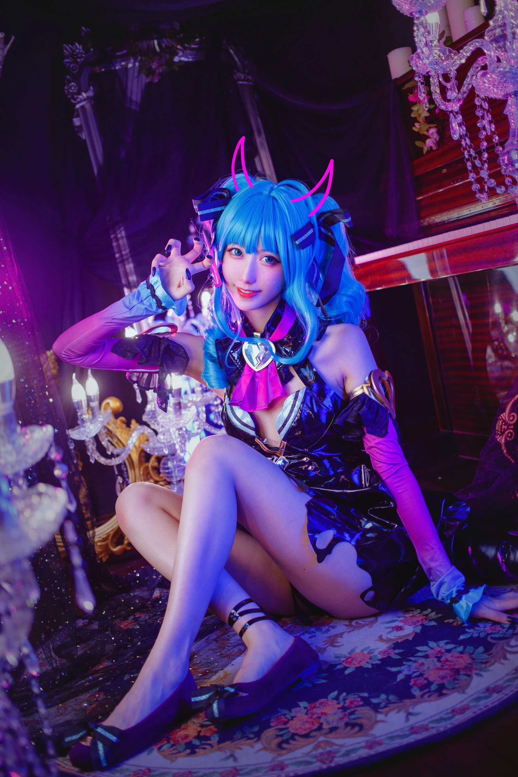 萌系小姐姐木绵绵OwO – miku小恶魔插图6