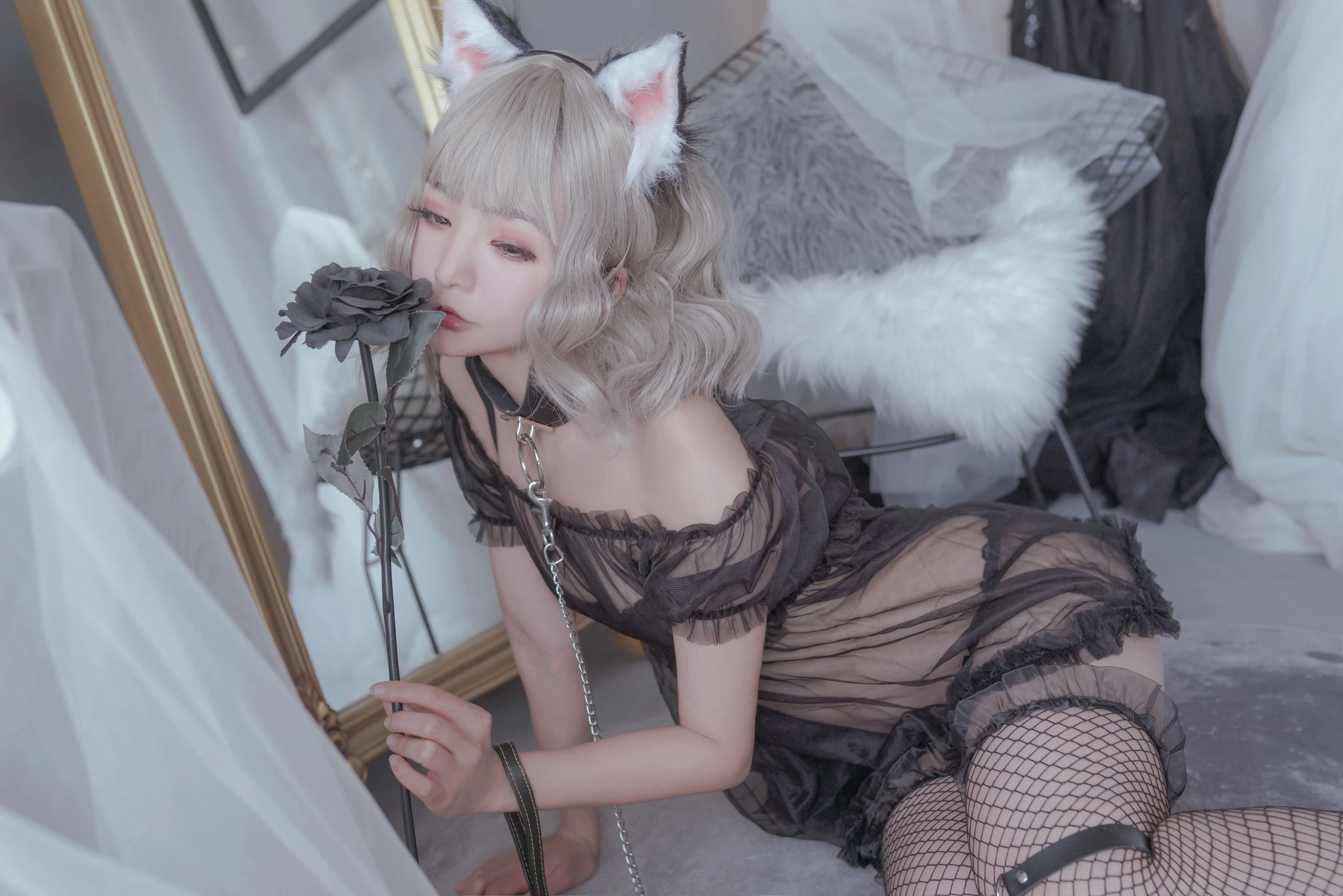 Cosplay日奈娇 猫与兔 [50P]插图2