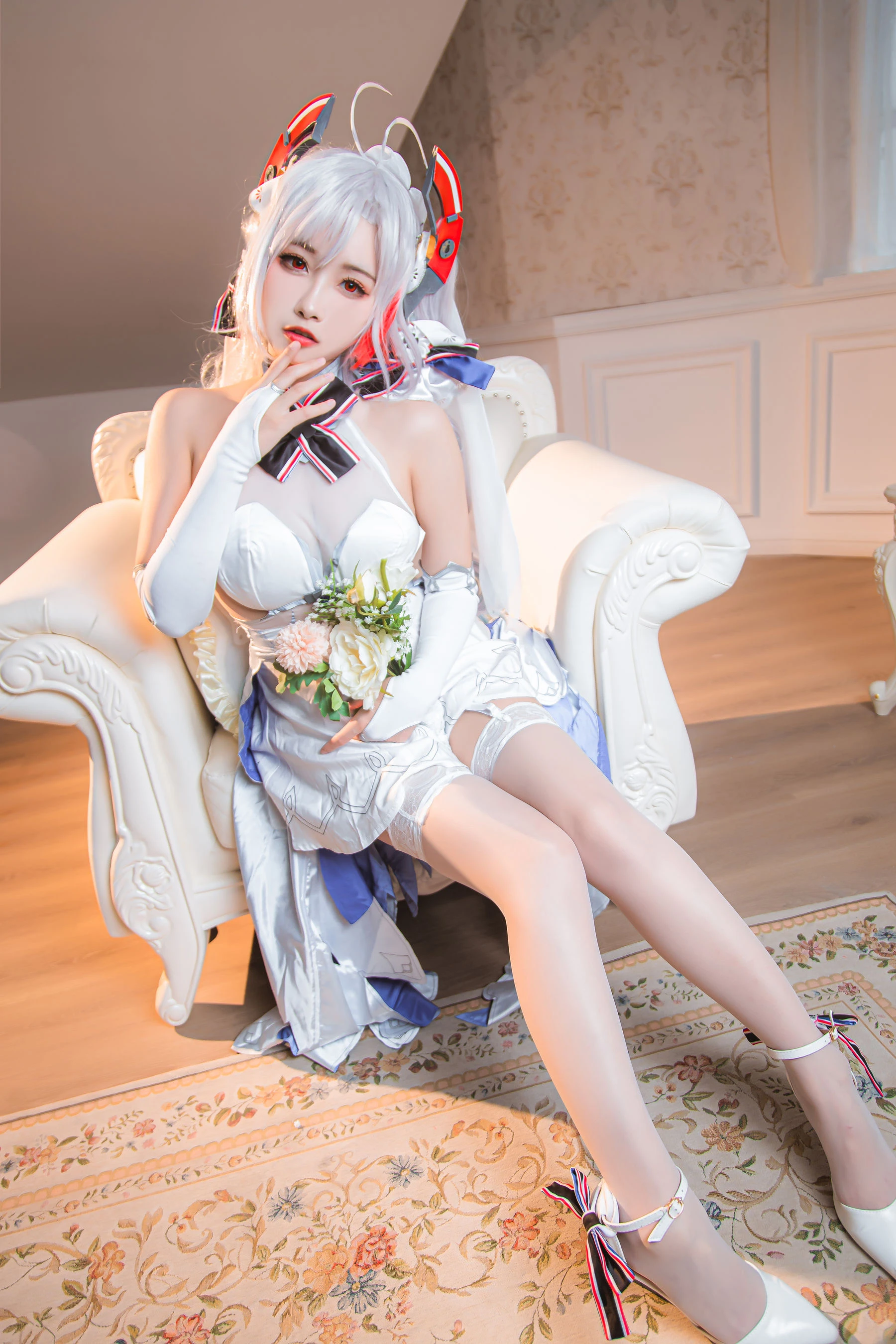 微博妹子Momoko葵葵 – 欧根之花嫁插图8