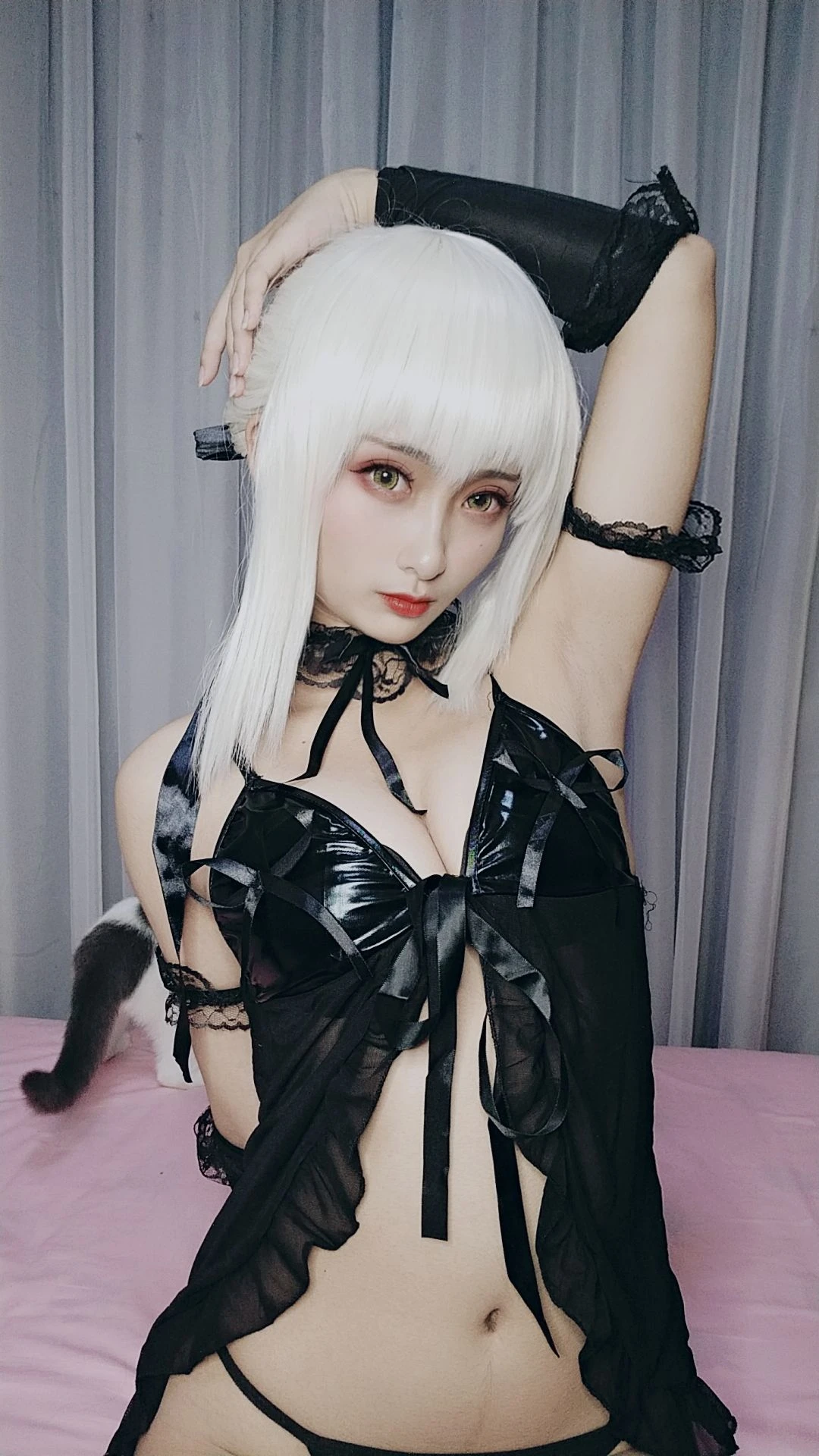 动漫博主洛璃LoLiSAMA – 黑呆睡衣王座插图8