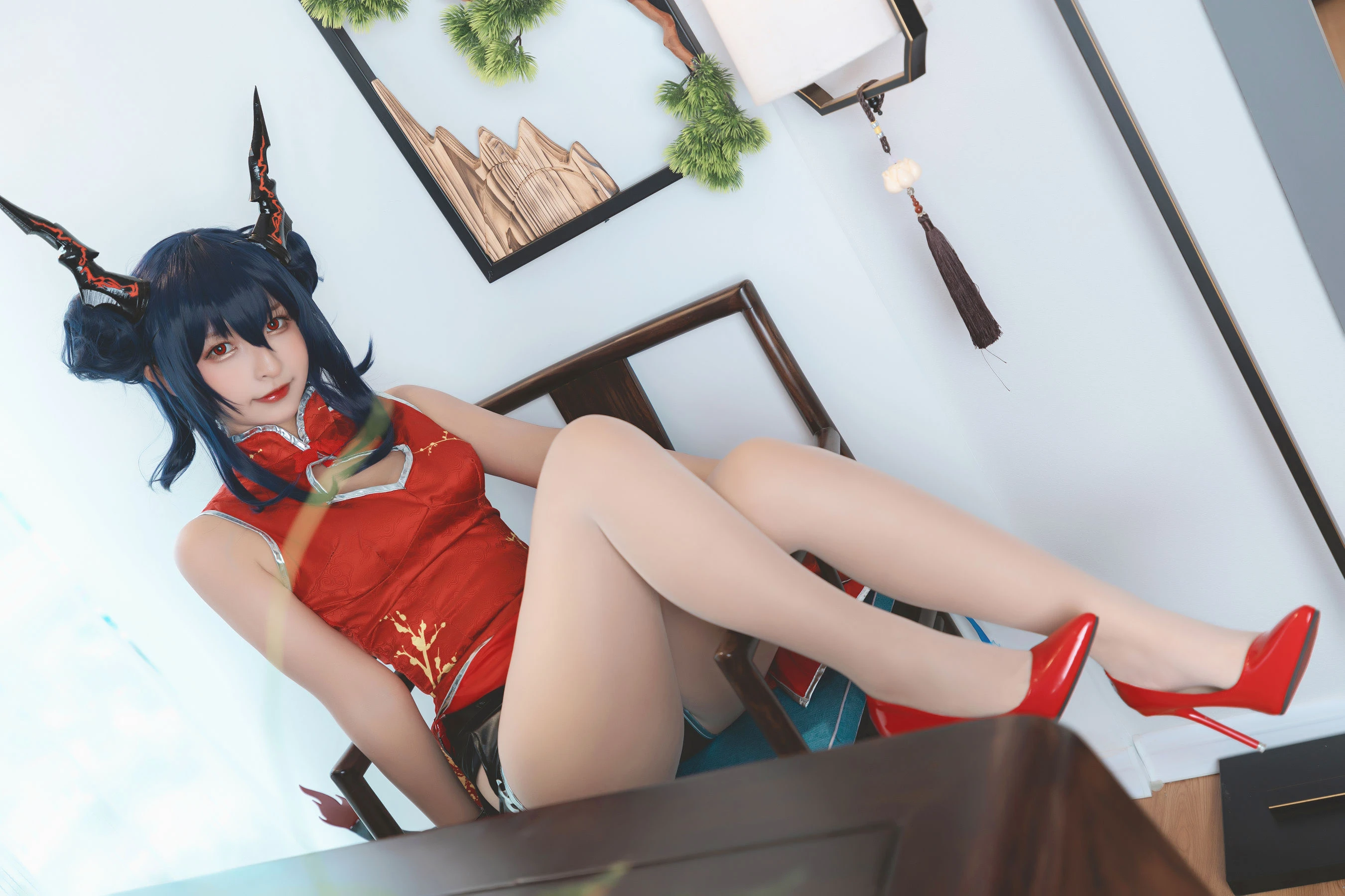 萝莉神楽坂真冬 – 旗袍魔女插图2