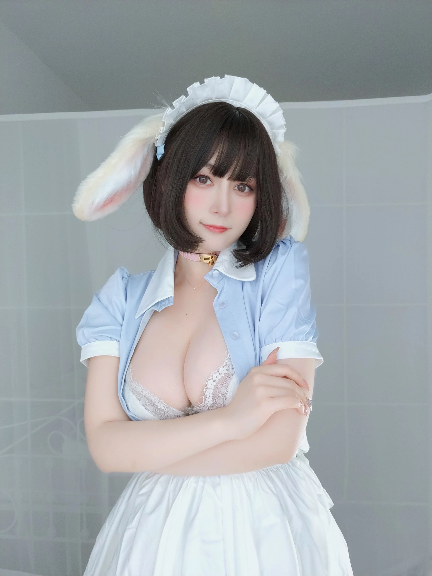 Coser小姐姐白银 – 兔女仆插图3