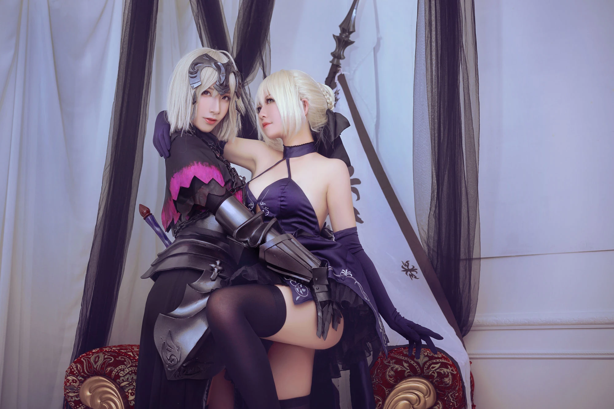 半半子&索索sophia – 黑贞1插图7