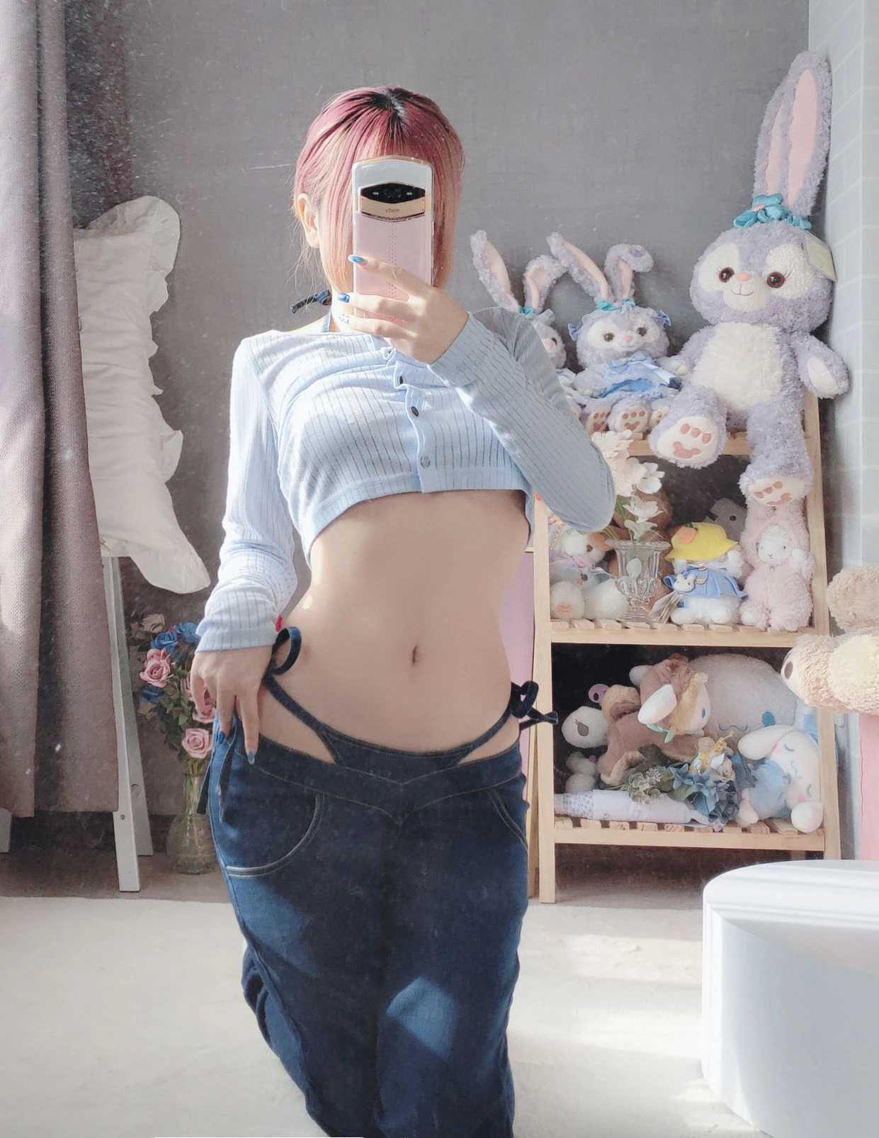 Cosplay日奈娇 – 牛仔裤 [80P]插图1