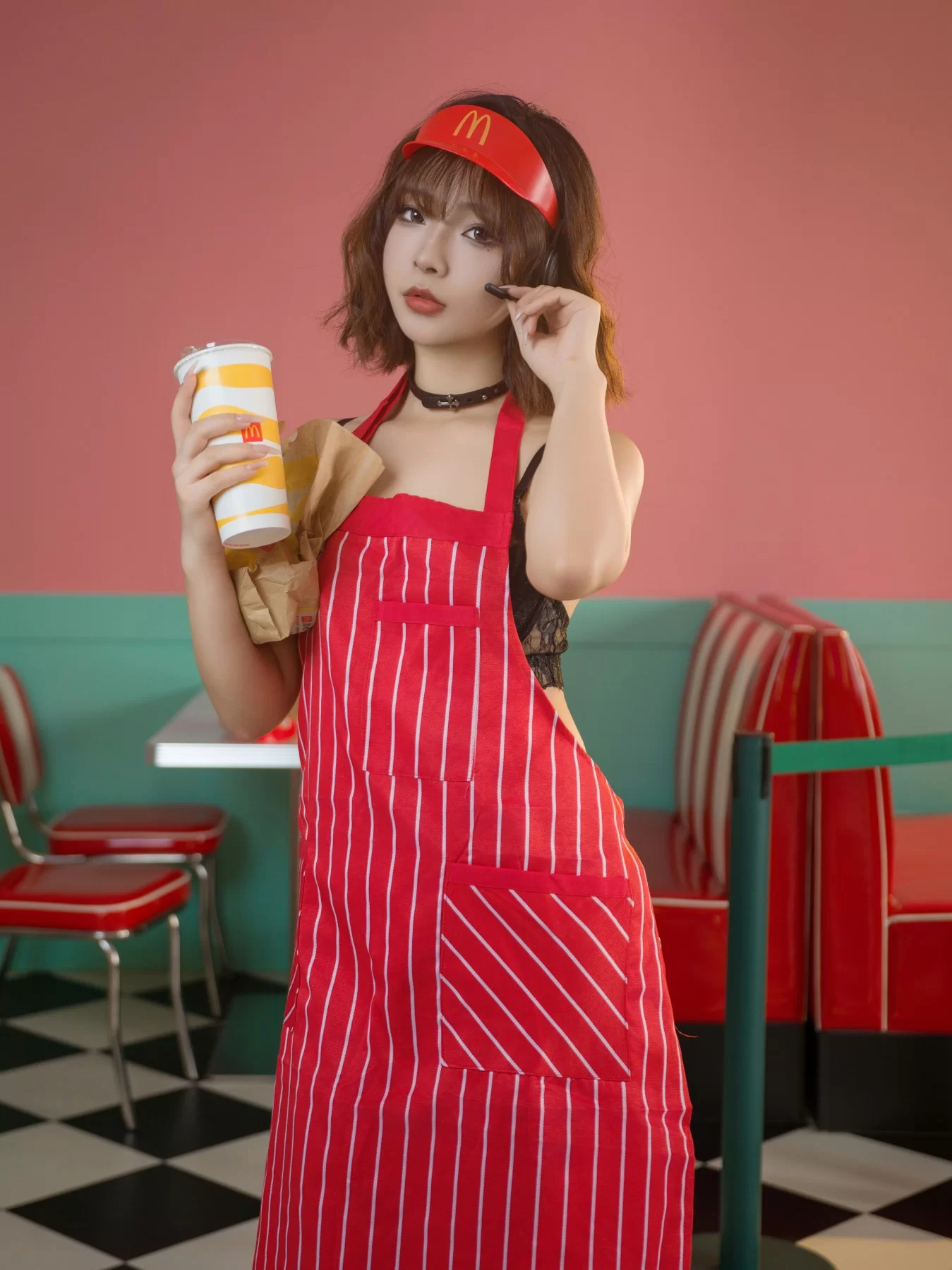 yuuhui玉汇 – 麦当劳的女服务员 [149P]插图7