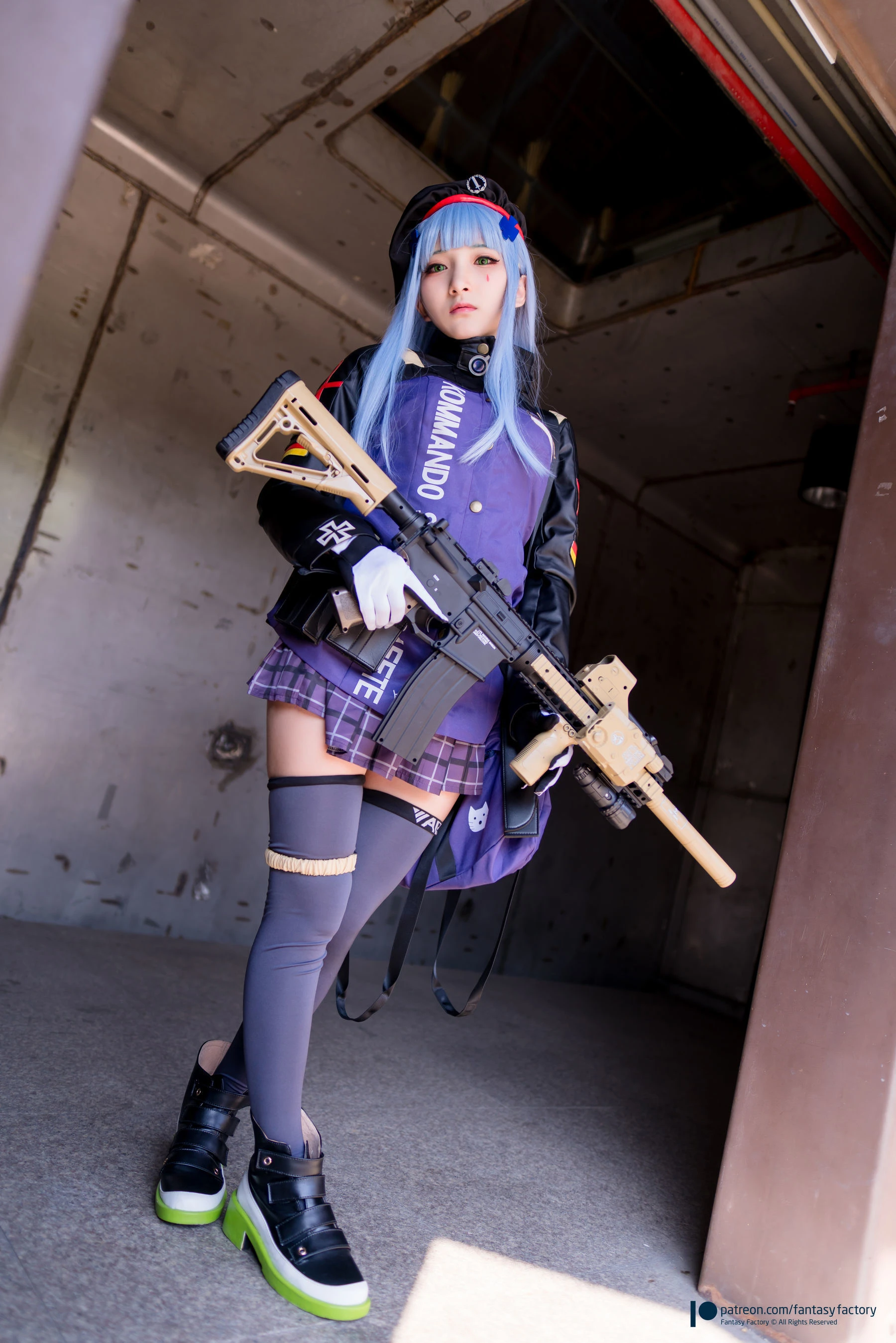 [Fantasy Factory] 小丁Cosplay – 魔女 浴池 黑丝插图2