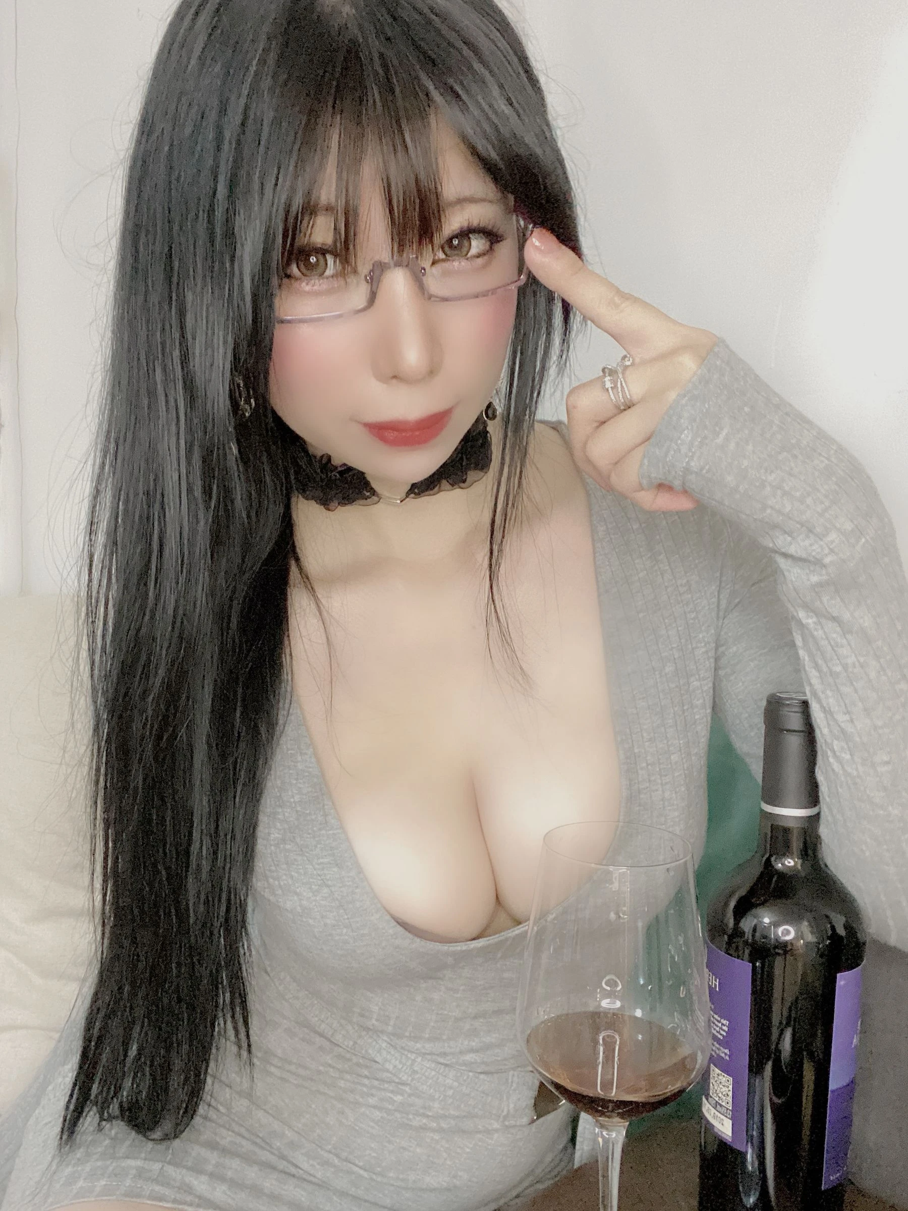二次元巨乳美女鹿野希 – 酒酔い先輩插图7