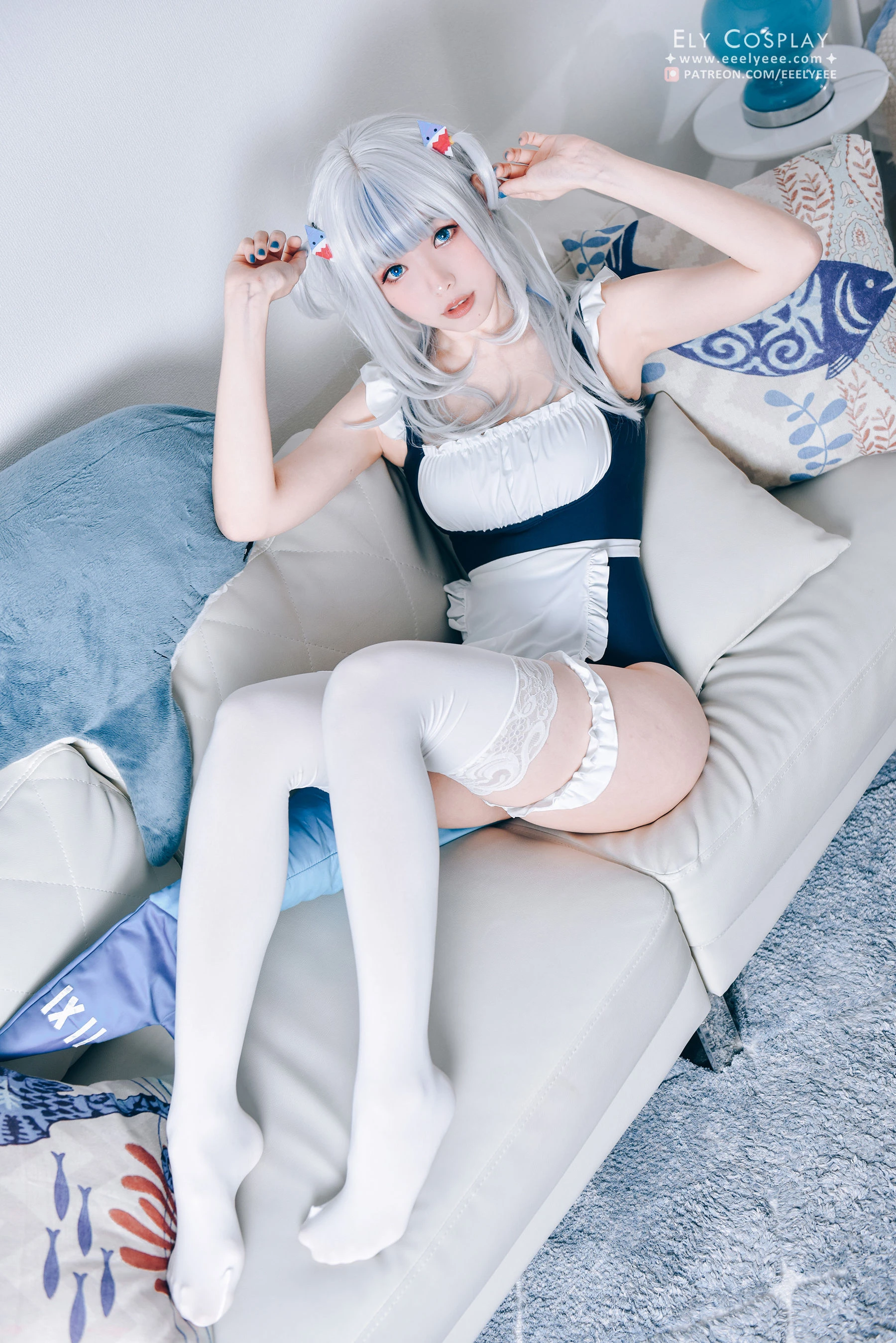 Ely_eee(ElyEE子) – Gura Swimsuit [19P]高清在线免费欣赏–微密图社-微密图社
