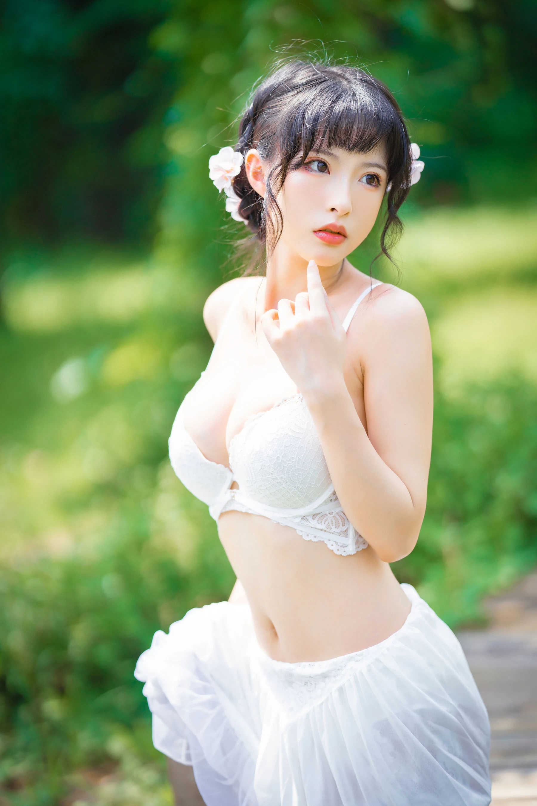 尤物清水由乃 – 蕾丝花园插图8