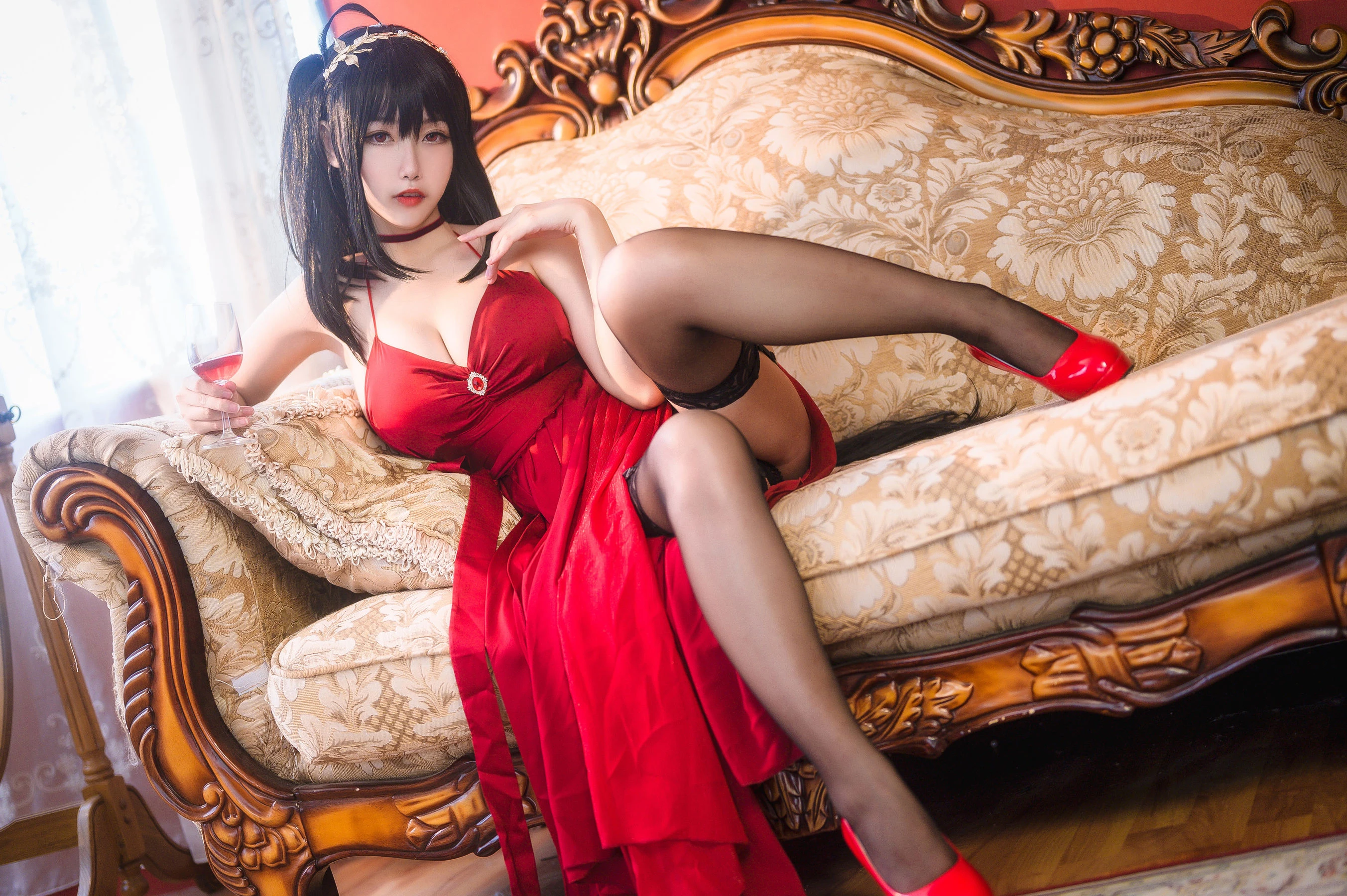 微博妹子Momoko葵葵 – 大凤之礼服插图3
