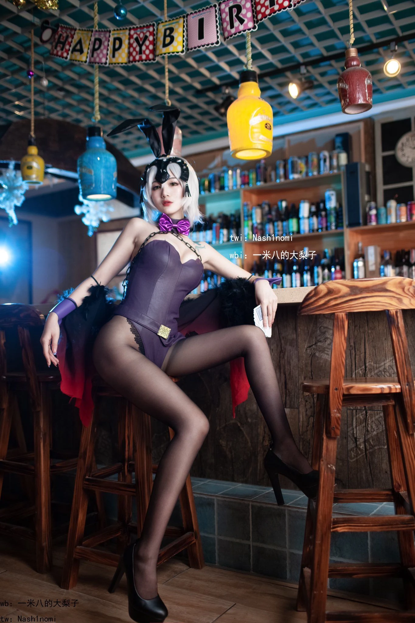 一米八的大梨子 – 黑贞兔女郎插图5