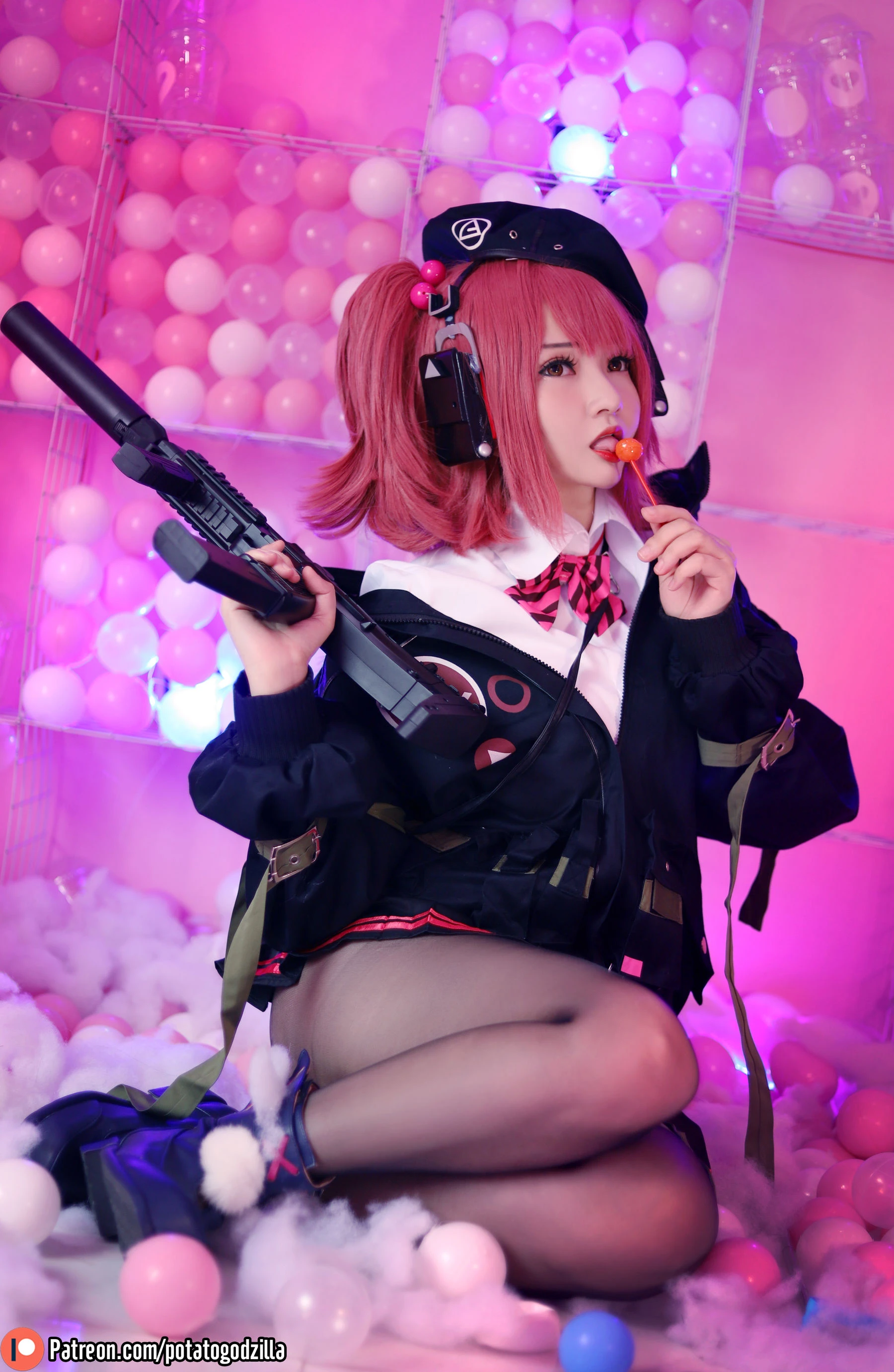 Coser小姐姐Potato Godzilla – MP7 (Girls Frontline)插图1