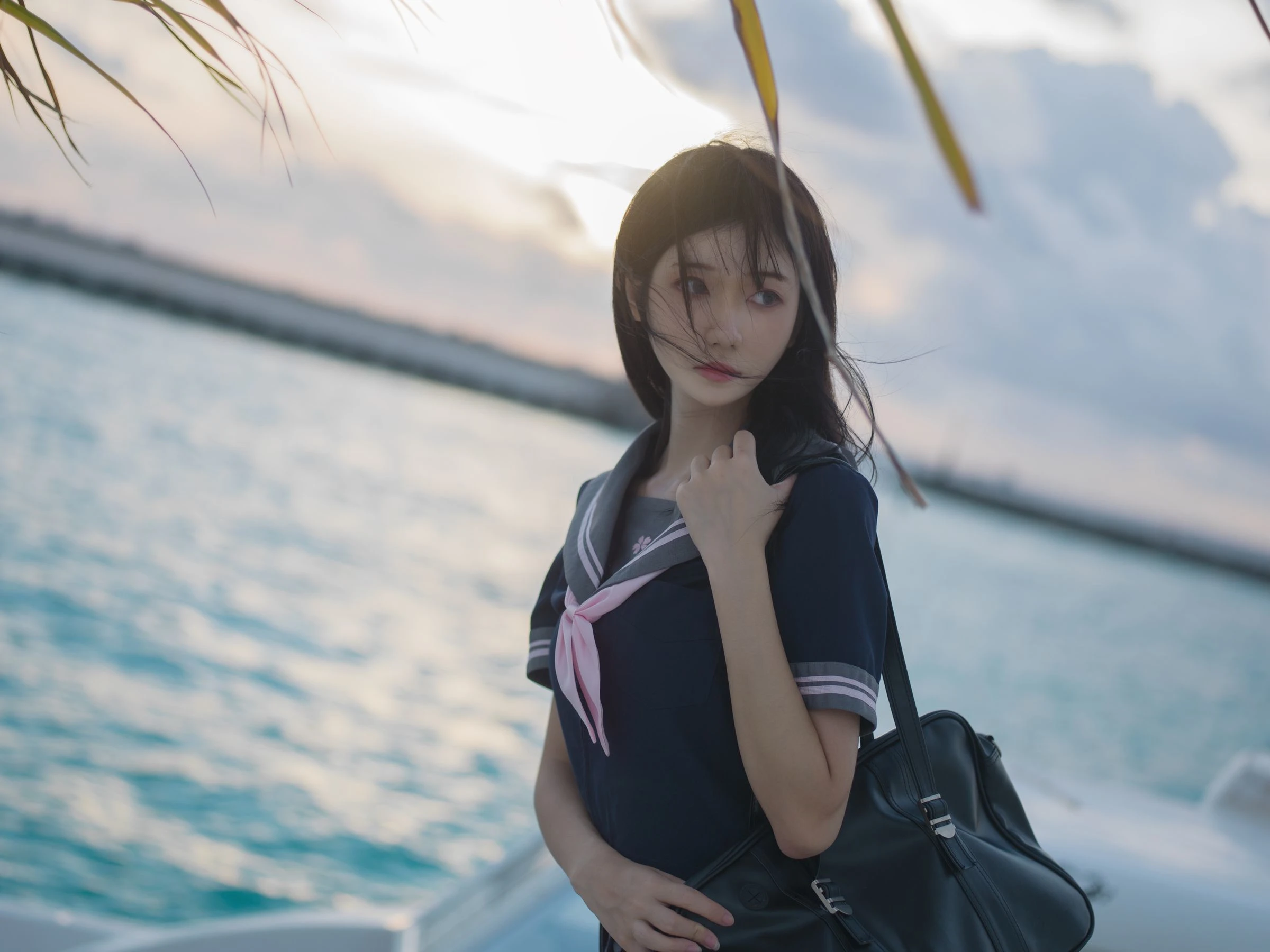 动漫博主南桃Momoko – 蓝jk插图7