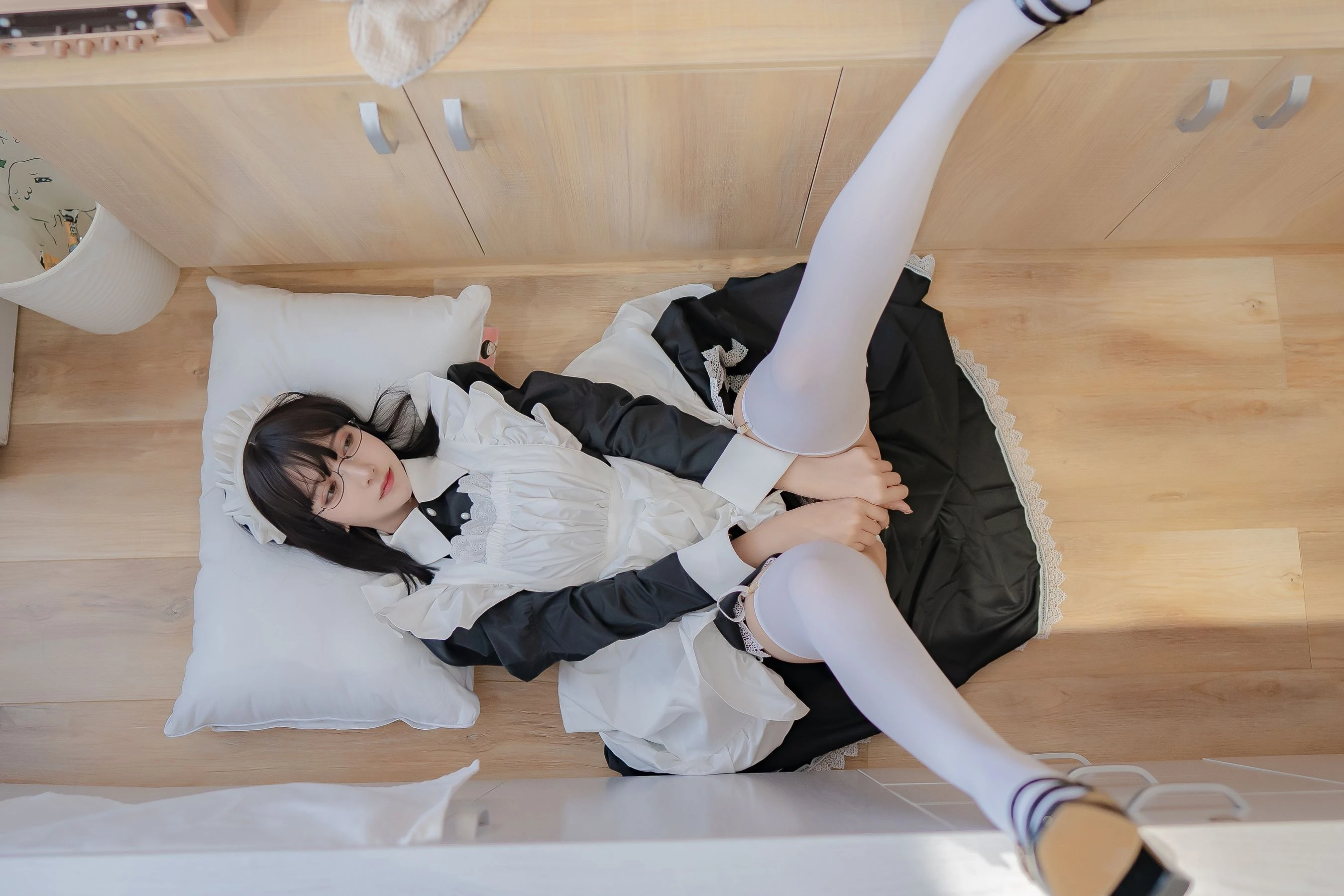 斗鱼米线线sama – 女仆长裙插图4