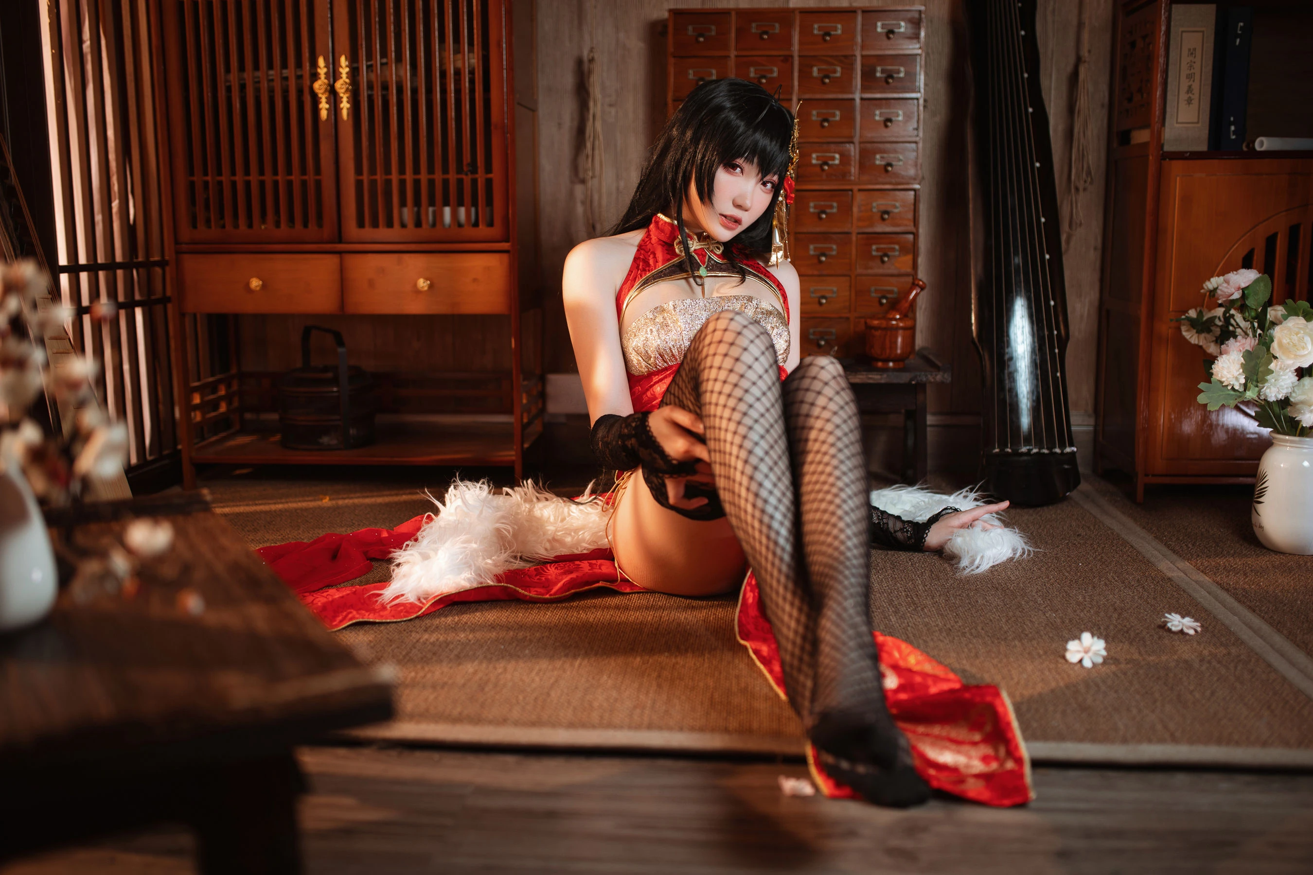 Coser瓜希酱福利 – 大凤旗袍插图7