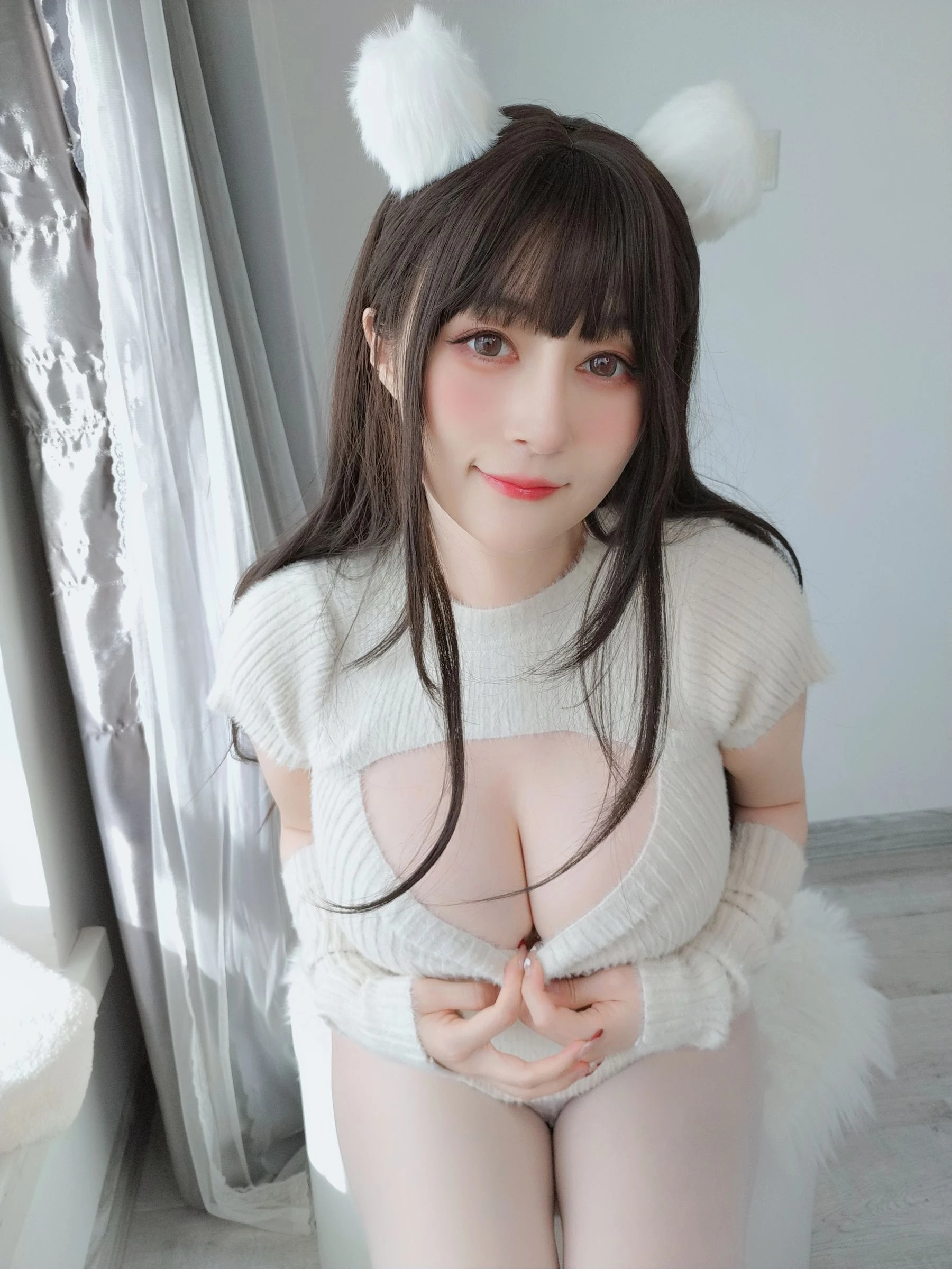 Coser小姐姐白银 – 白い真珠插图3