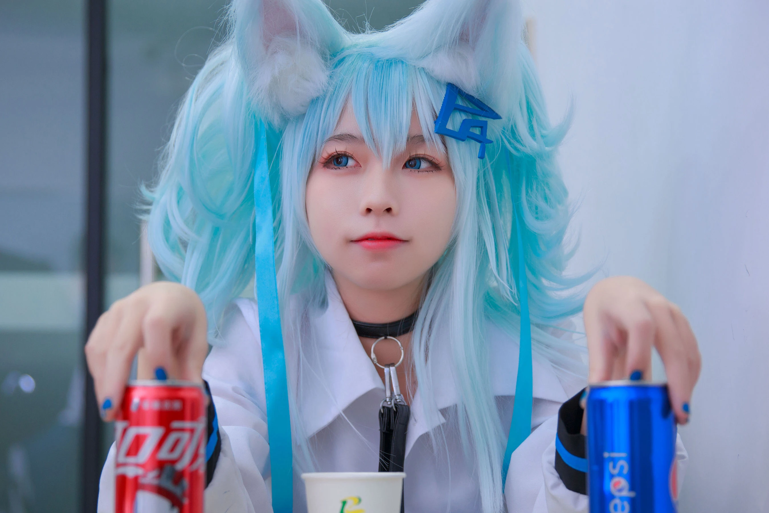 动漫博主G44不会受伤 – 少女前线 PA15校服插图1