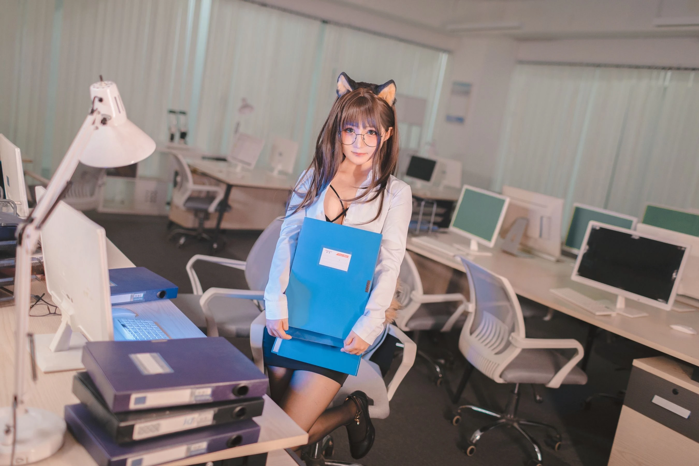 桜井宁宁 – 柴犬OL [59P]插图5