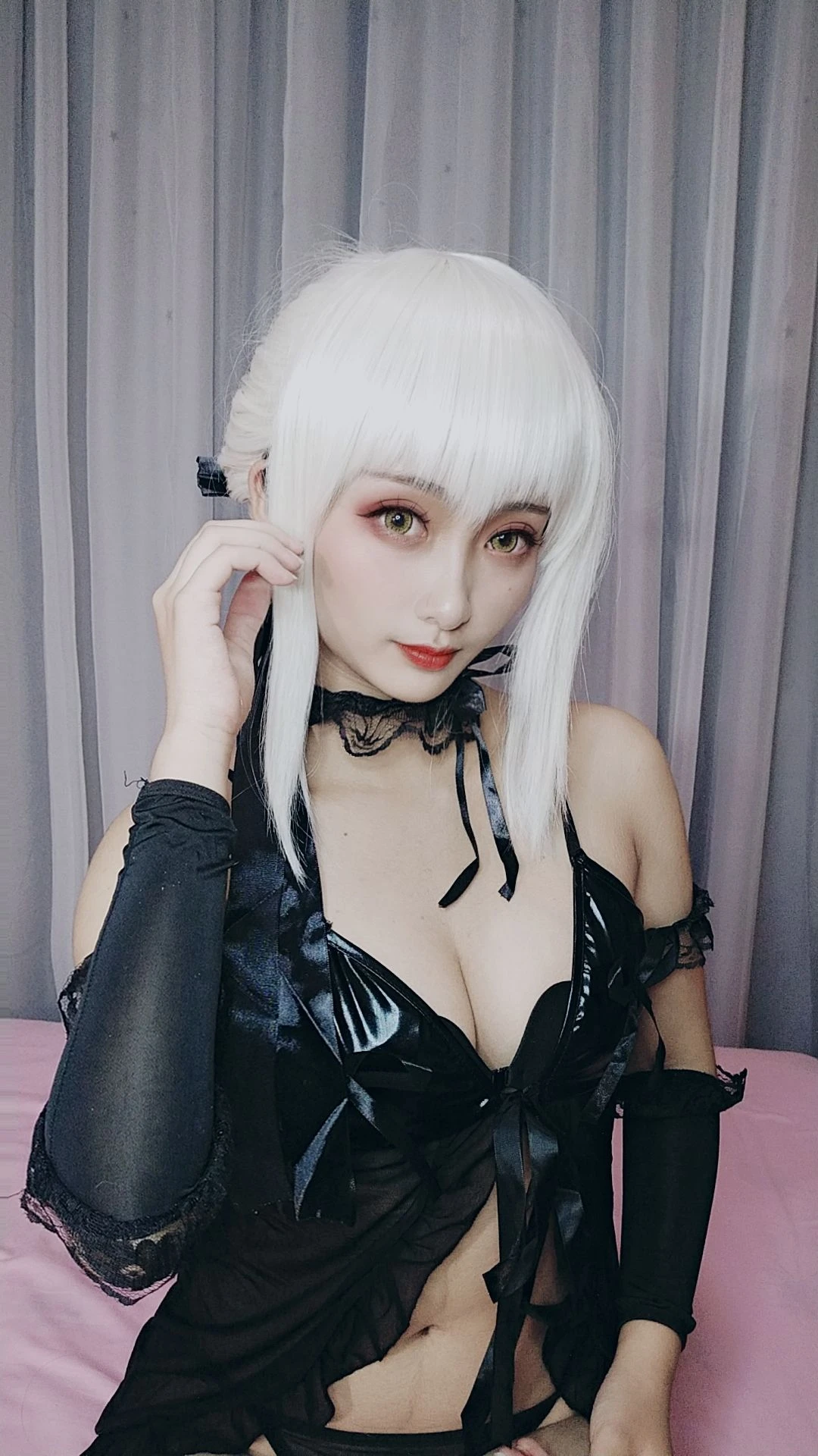 动漫博主洛璃LoLiSAMA – 黑呆睡衣王座插图4
