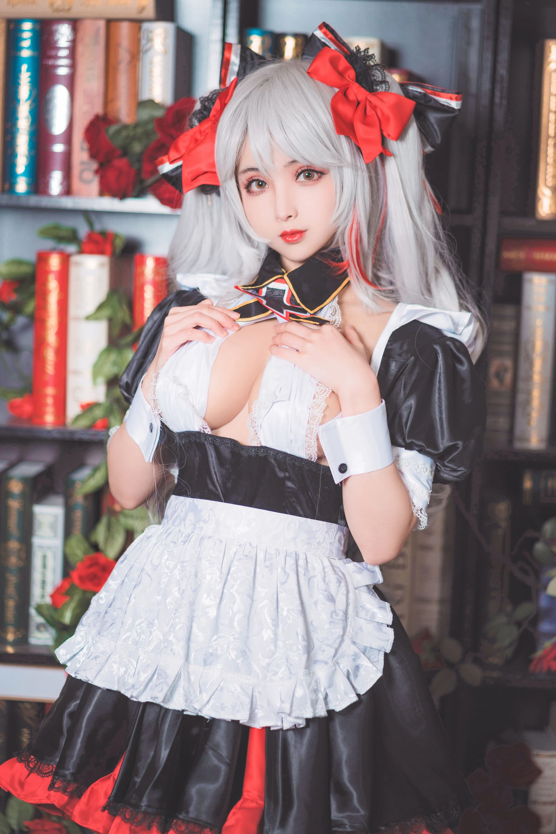 COS福利rioko凉凉子 欧根女仆 [20P]插图5