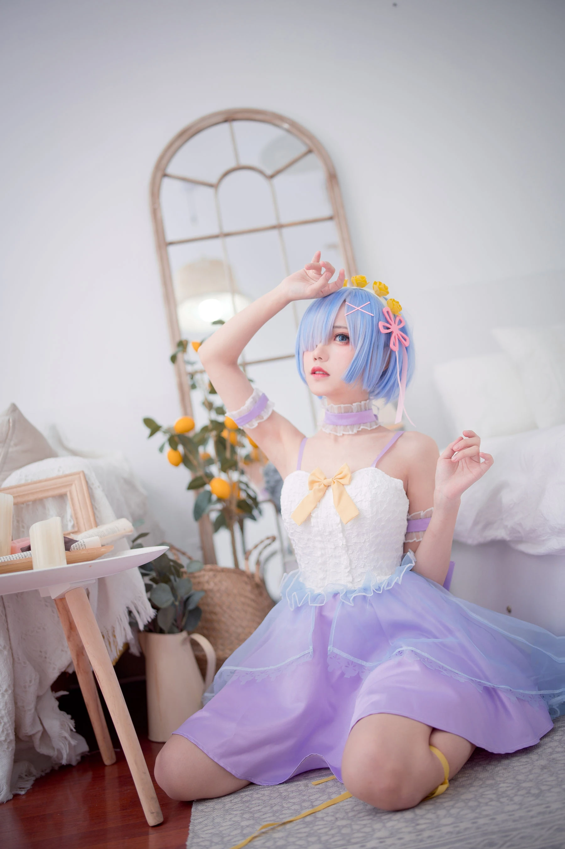 花柒Hana – 天使蕾姆插图1