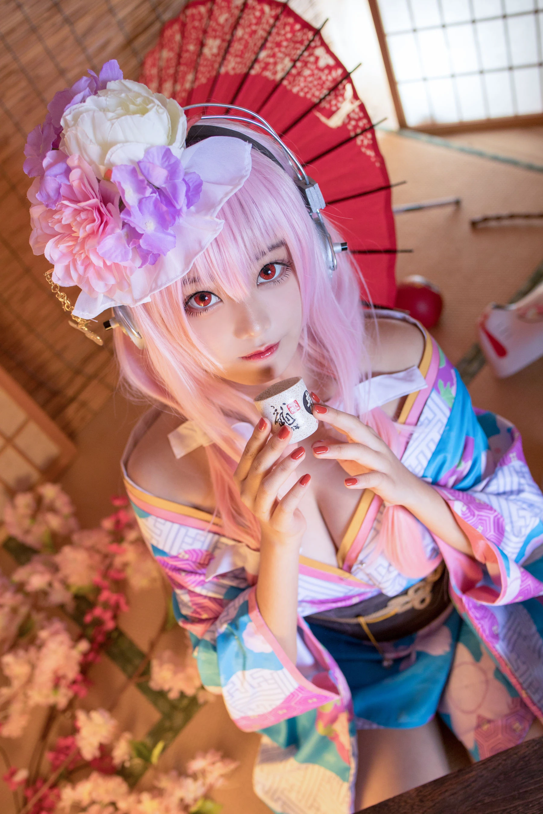 萌系小姐姐蜜汁猫裘 – 索尼子和服插图8