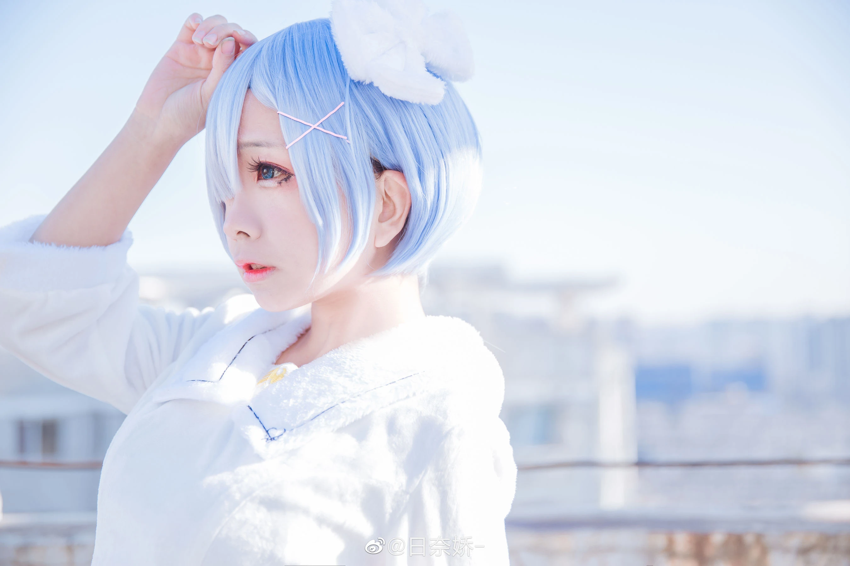 日奈娇 – 蕾姆 白裙 [11P]插图3