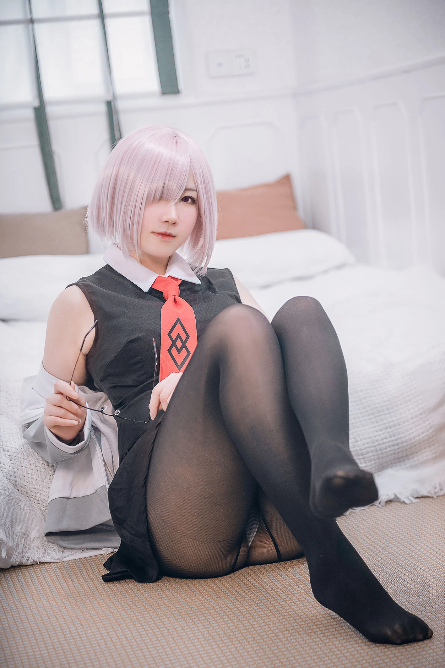 微肉感萌妹是本末末 – 玛修常服＆猫咪下着插图2
