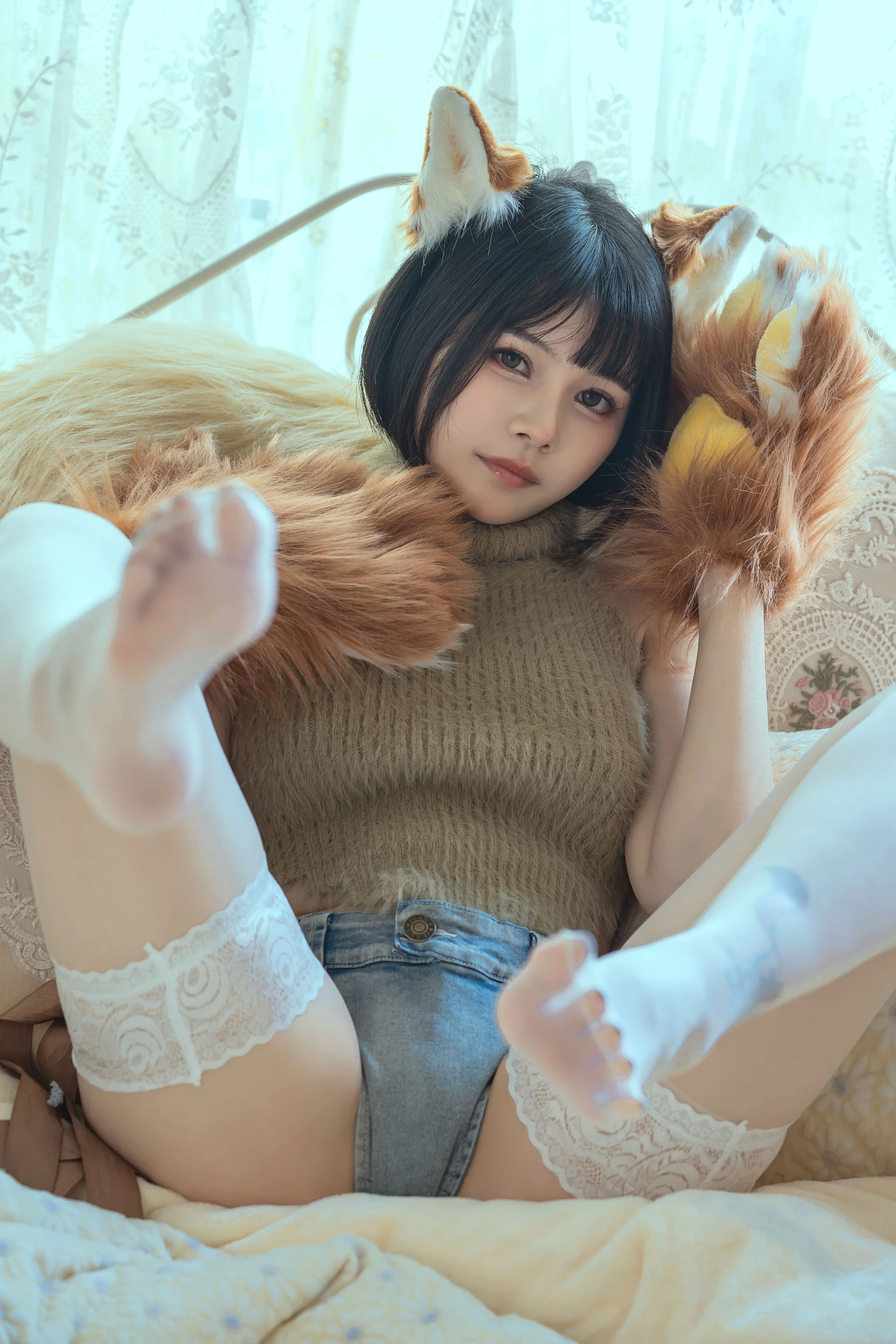 七月喵子 – 幻想兽娘集日食 牙牙 [25P]插图3
