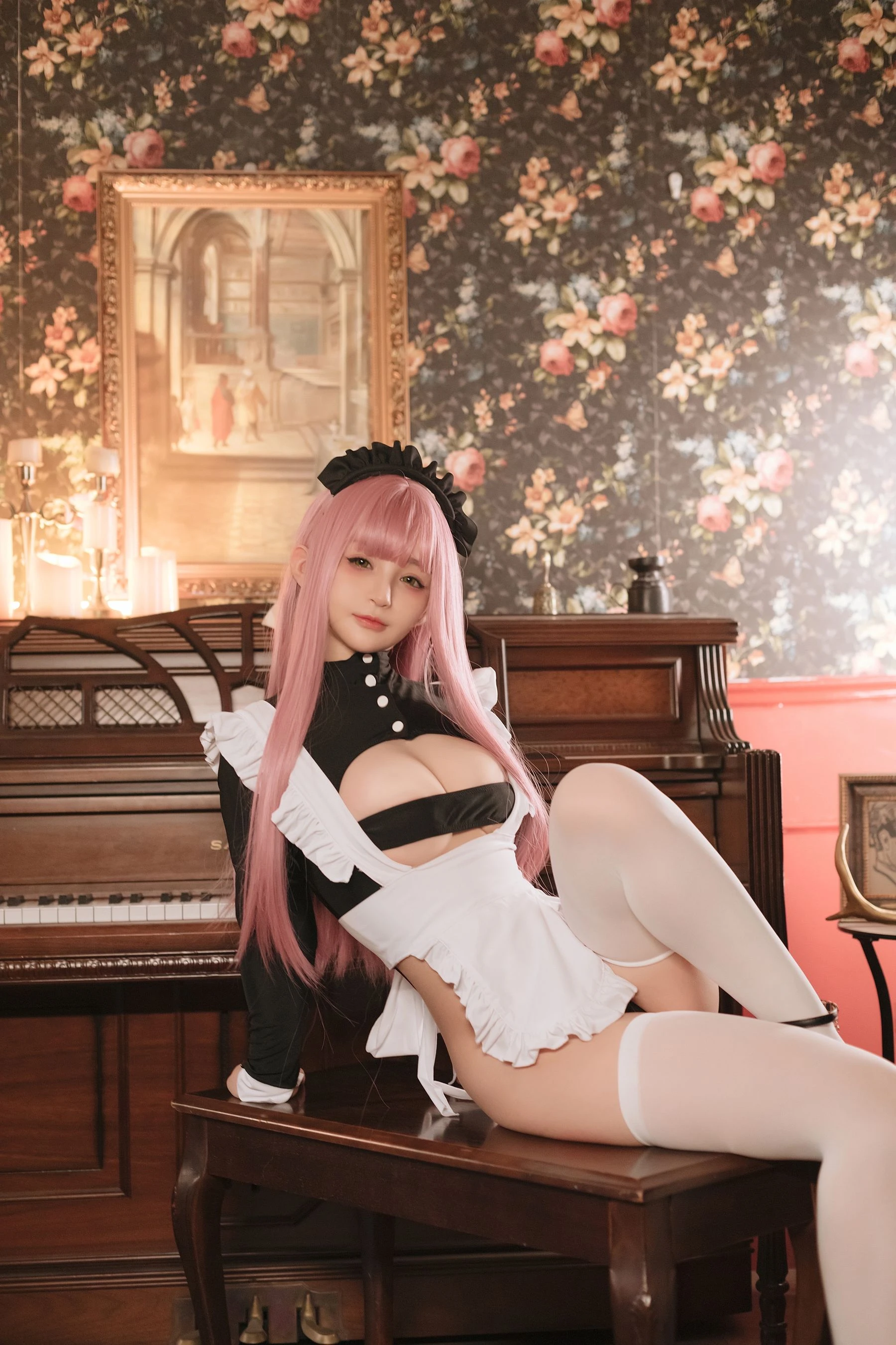 桜井宁宁 – 复古女仆 [45P]插图2