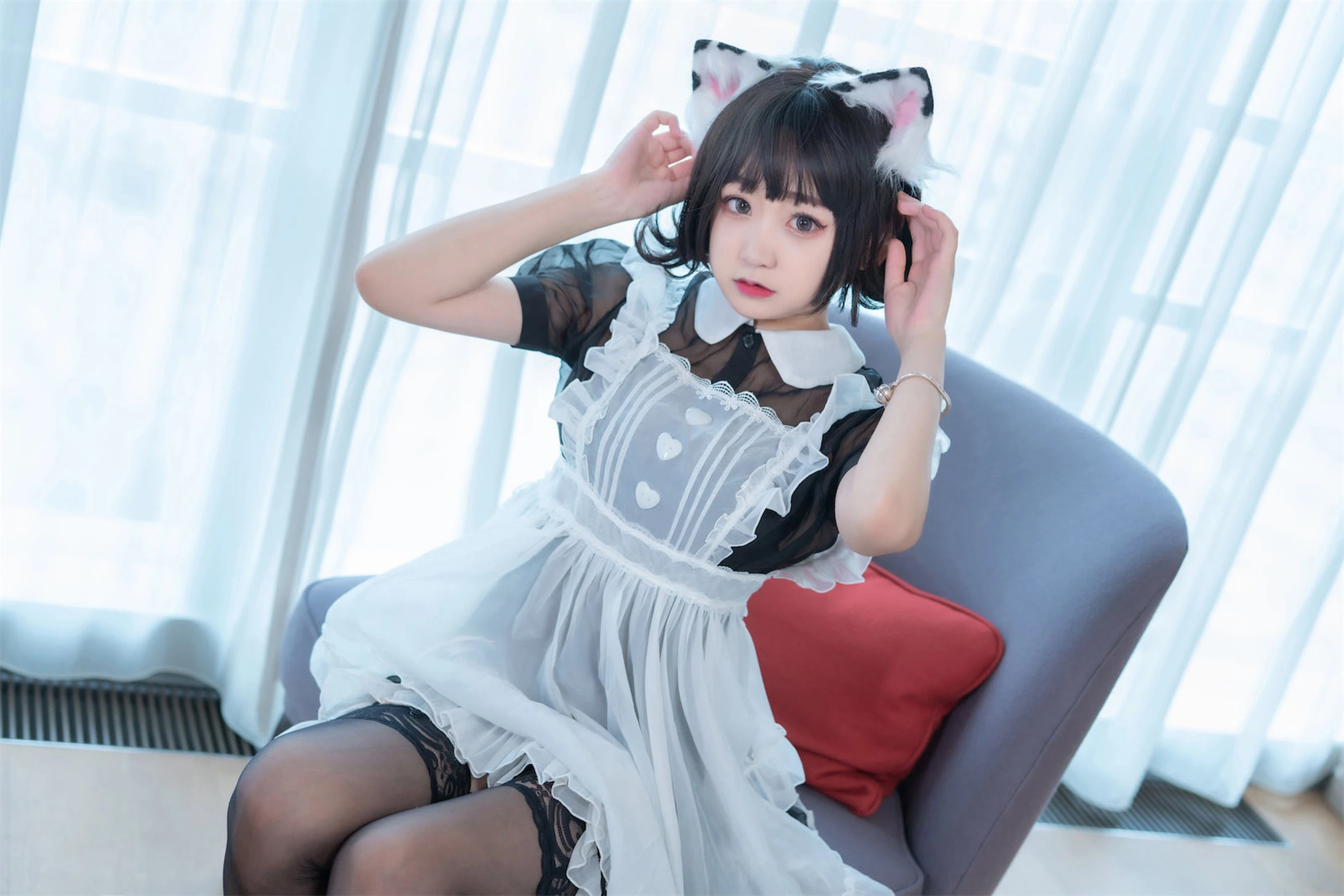 动漫博主恩田直幸 – 奶牛猫女仆插图6