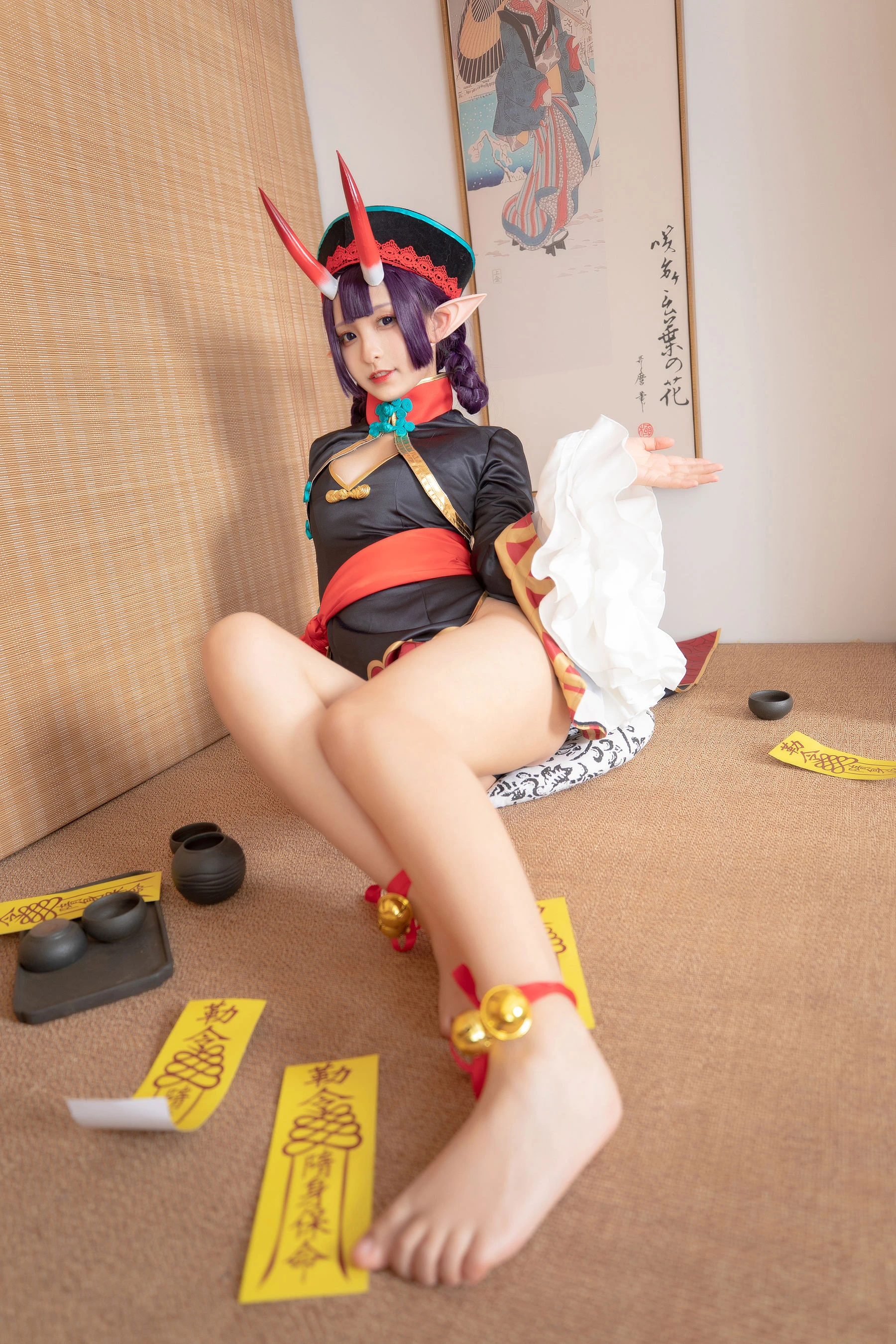 萝莉神楽板真冬之果実の酒気-酒吞cos插图7