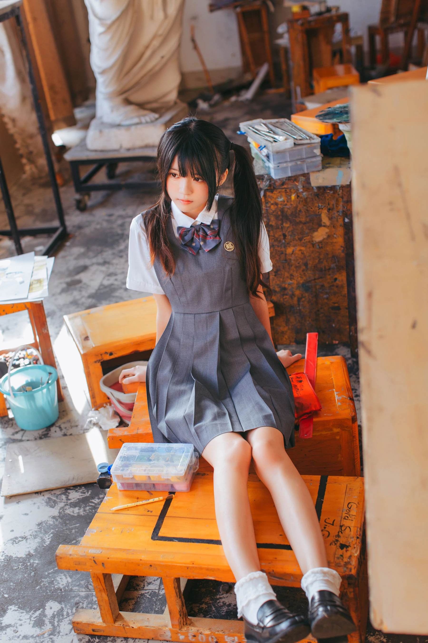 桜桃喵《画室少女》插图5