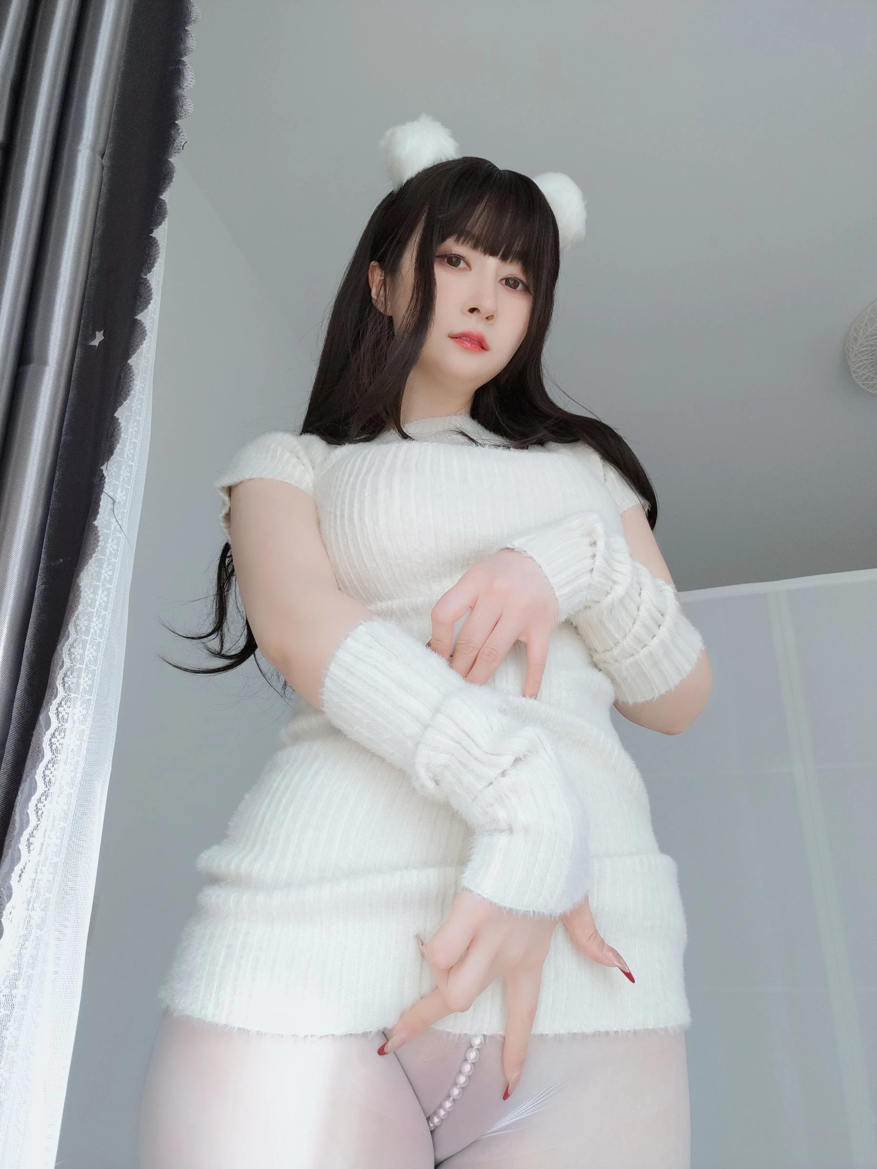 Coser小姐姐白银 – 白い真珠插图8