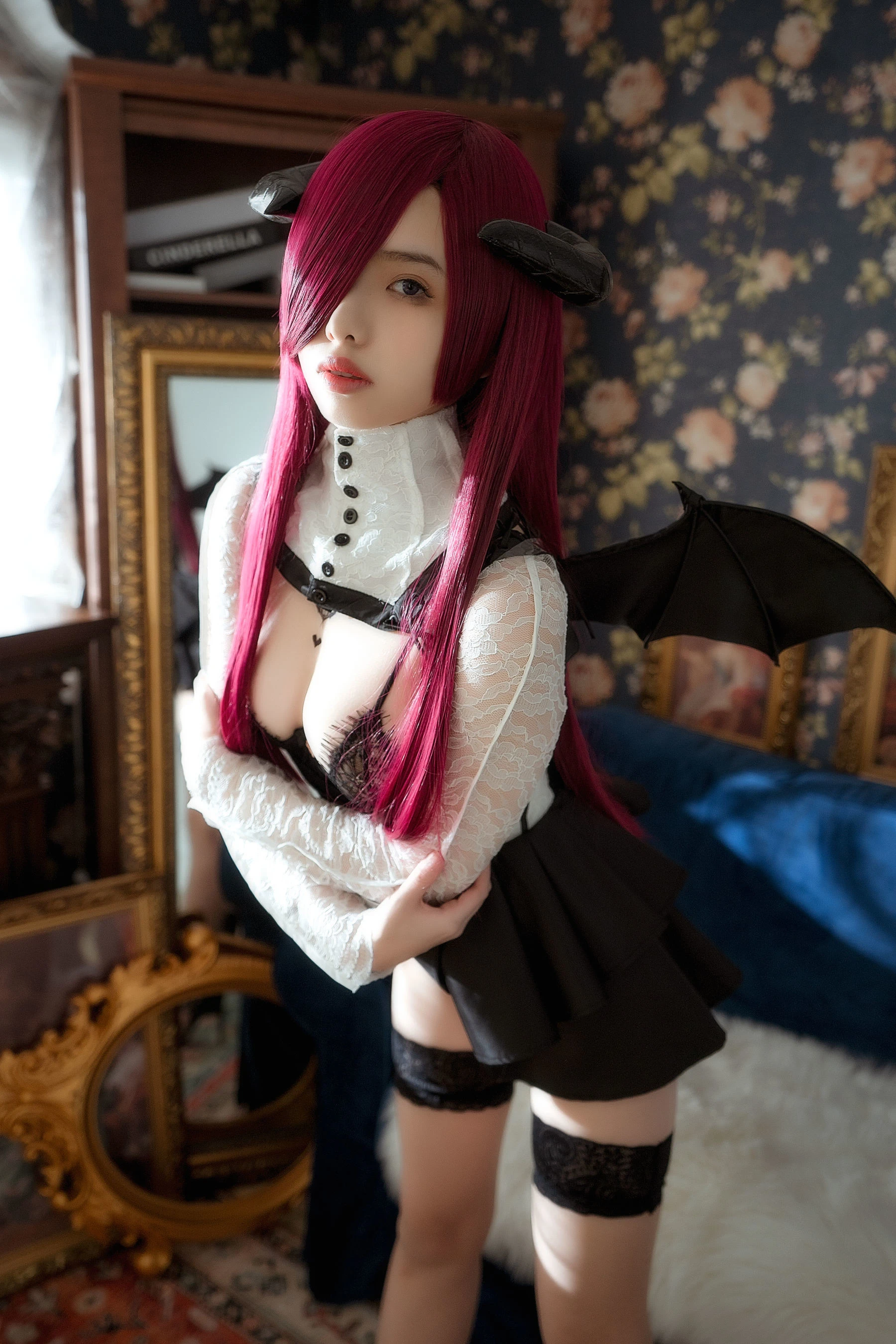 [萝莉COS] 雯妹 – 魅魔 the countess of devil [38P]高清在线免费欣赏–微密图社-微密图社