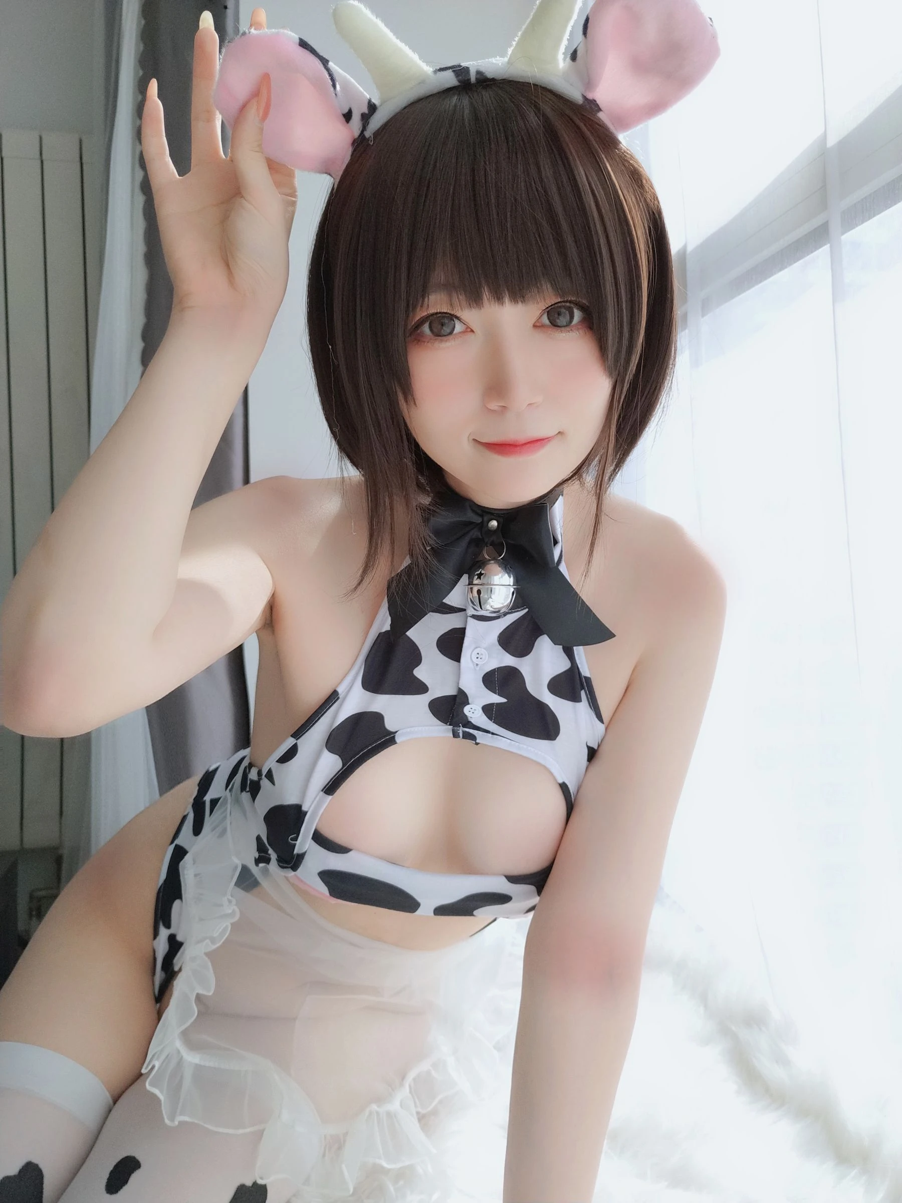 Coser小姐姐白银 – 可爱奶牛插图8
