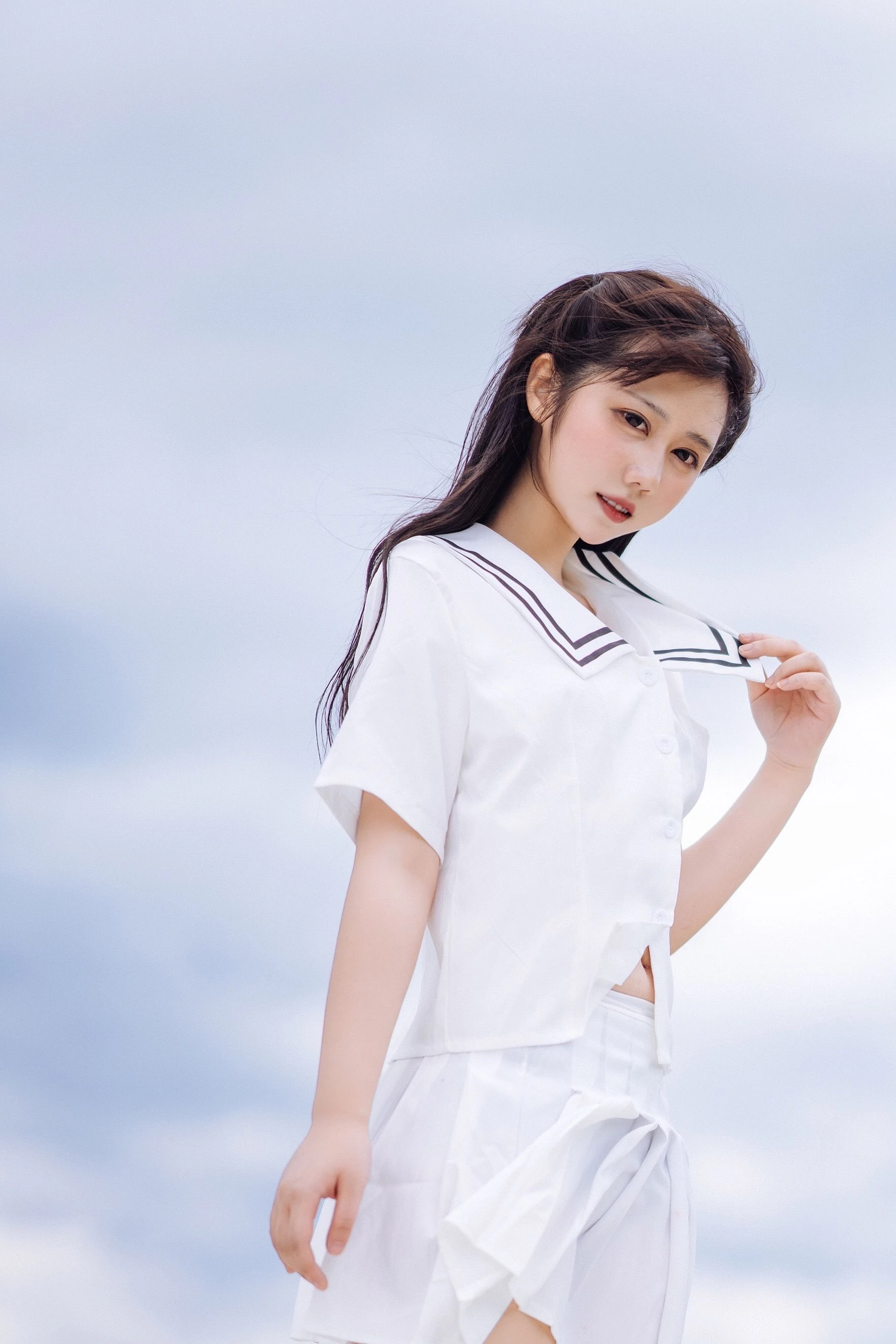 微博福利姬镜酱 – 静夏之JK少女插图1